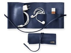 Leather Charger Roll Up