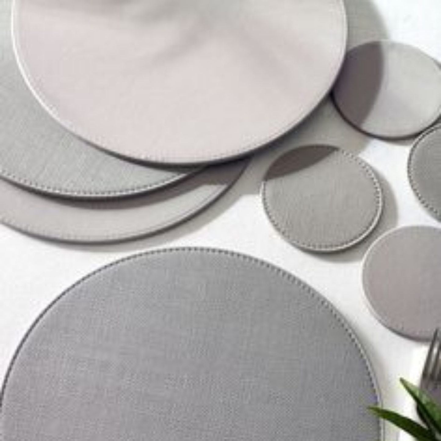Leather Coasters and place mats set