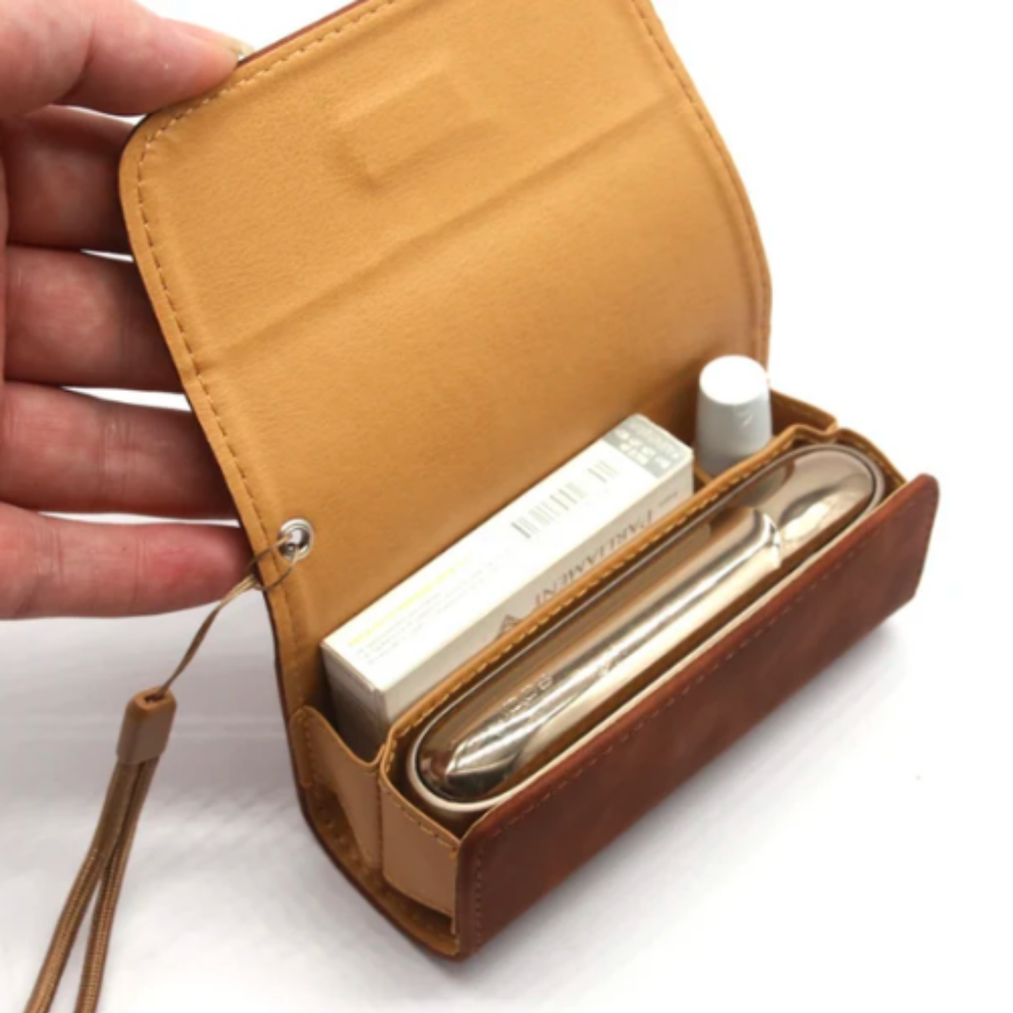 Leather Cigarette Storage Protective Case
