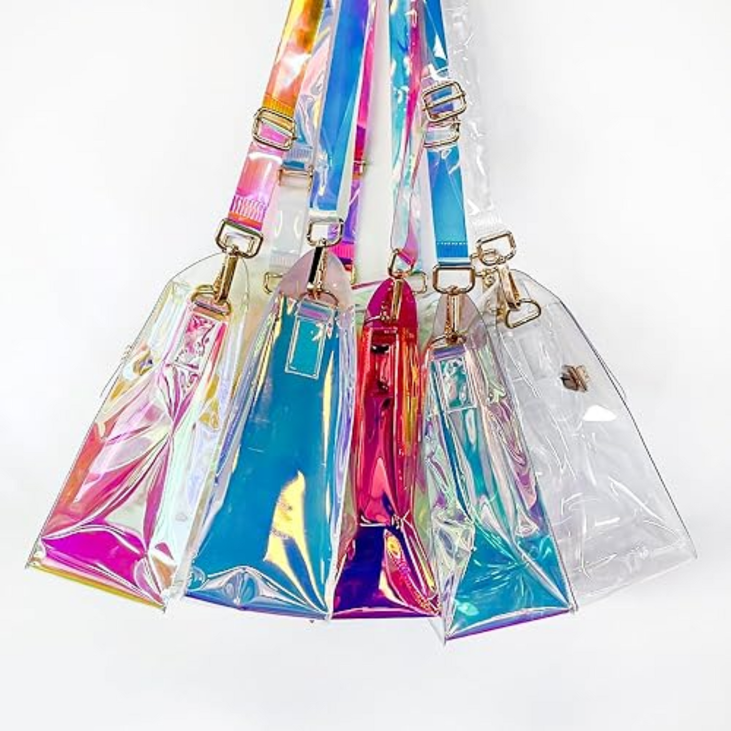Holographic Transparent Crossbody Bag