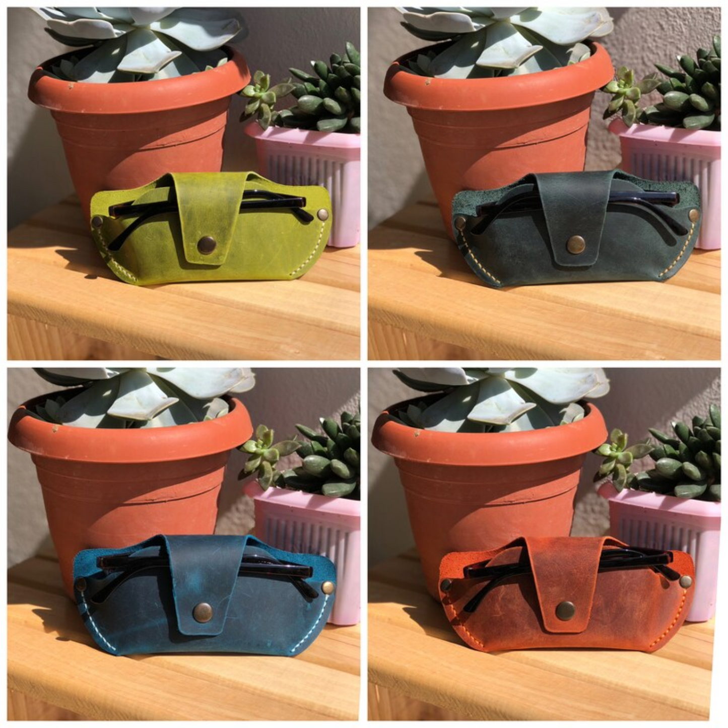 Snake Scale Pattern Glasses Holder