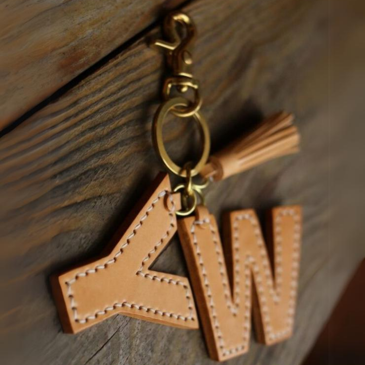 Letter Shaped Keychain