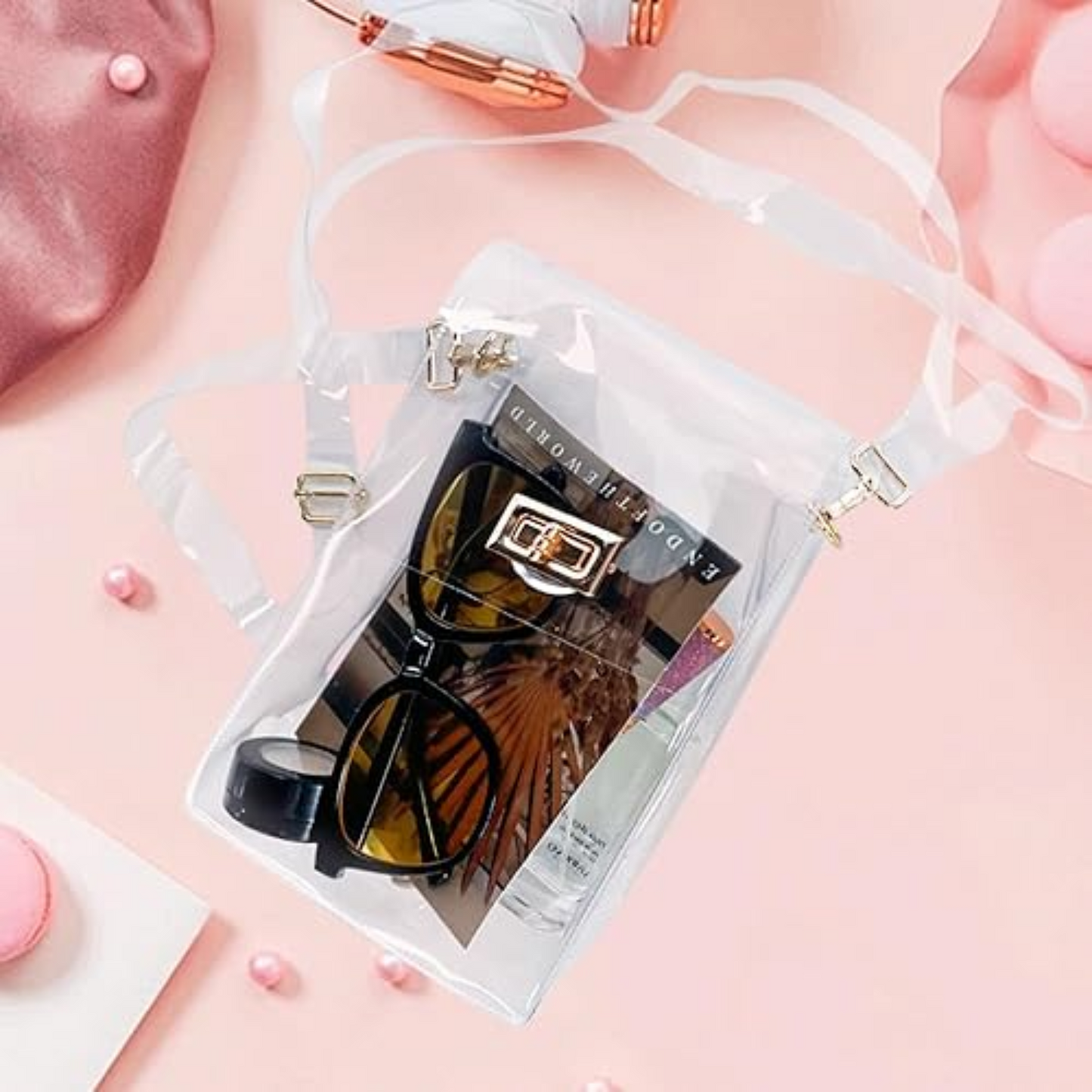 Holographic Transparent Crossbody Bag