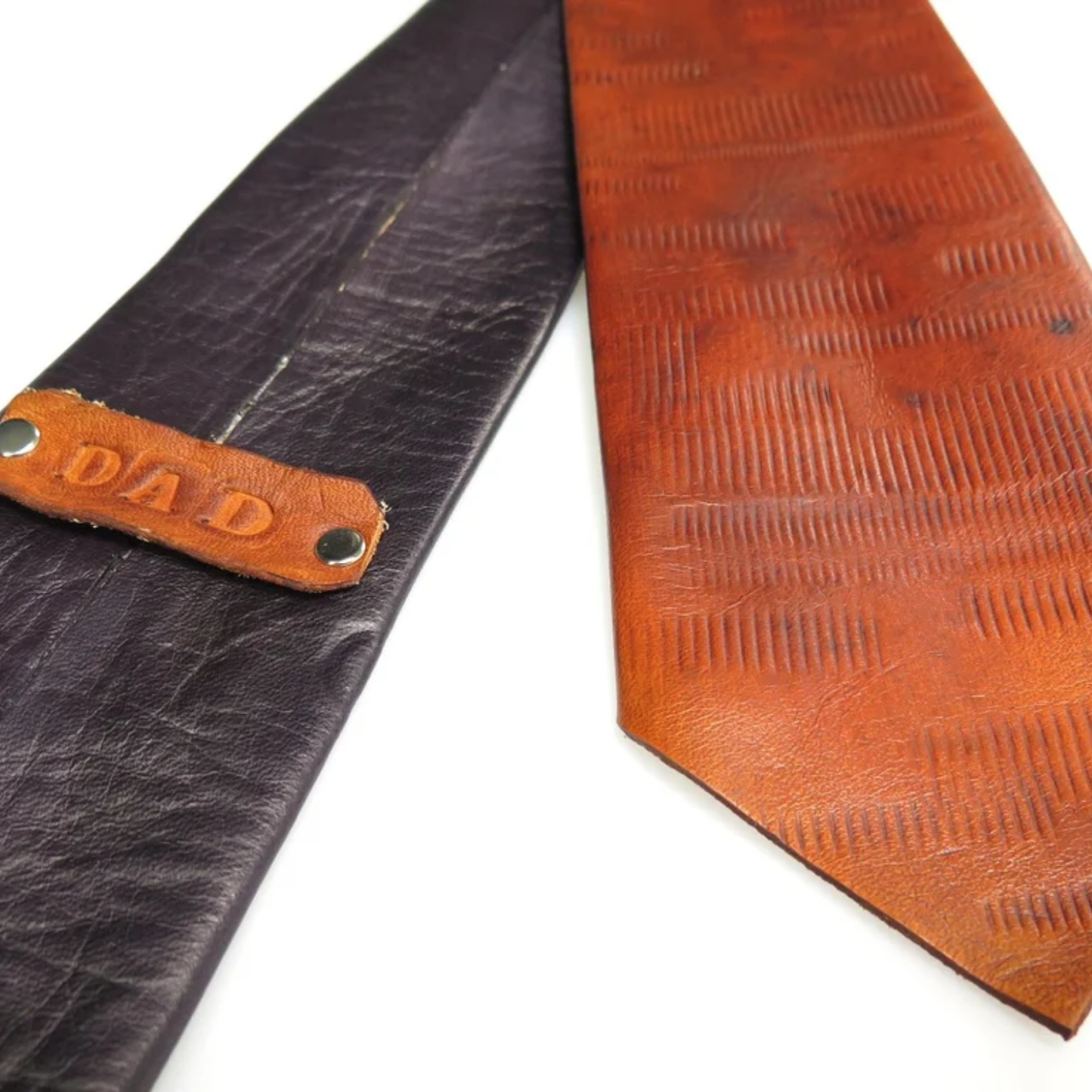 Leather Neckties