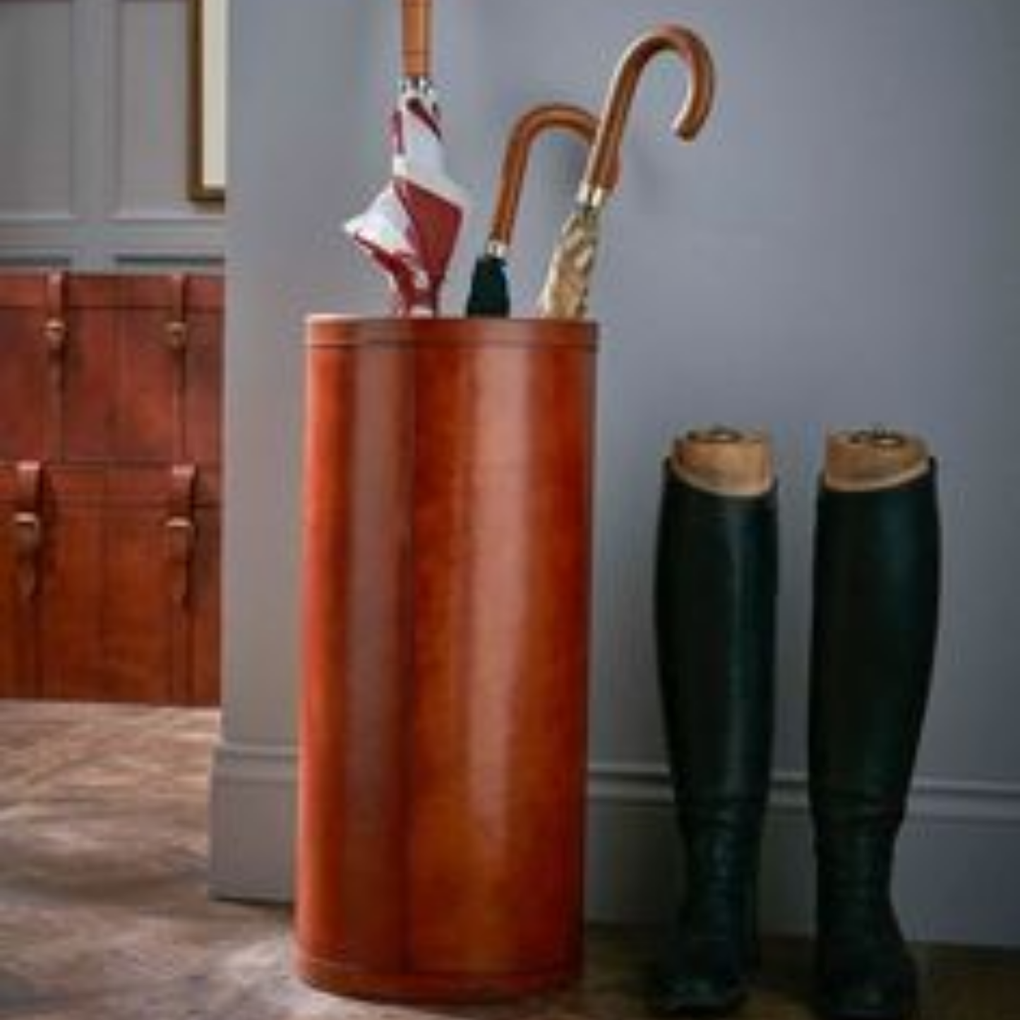 Leather Umbrella Stand