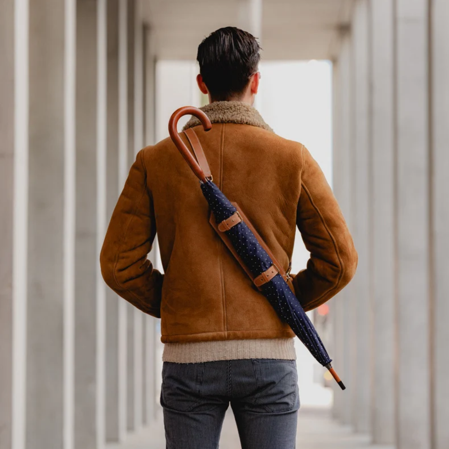 Leather Umbrella Shoulder Holder