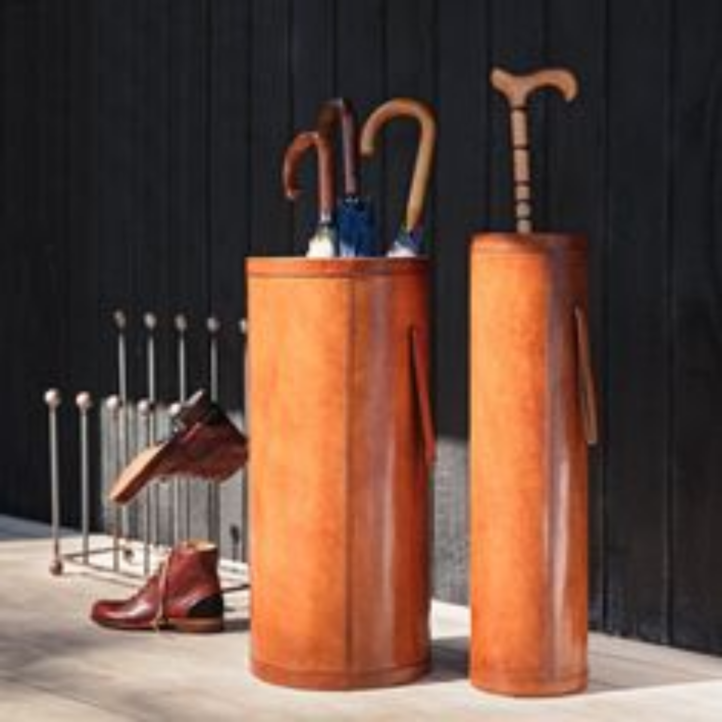 Leather Umbrella Stand
