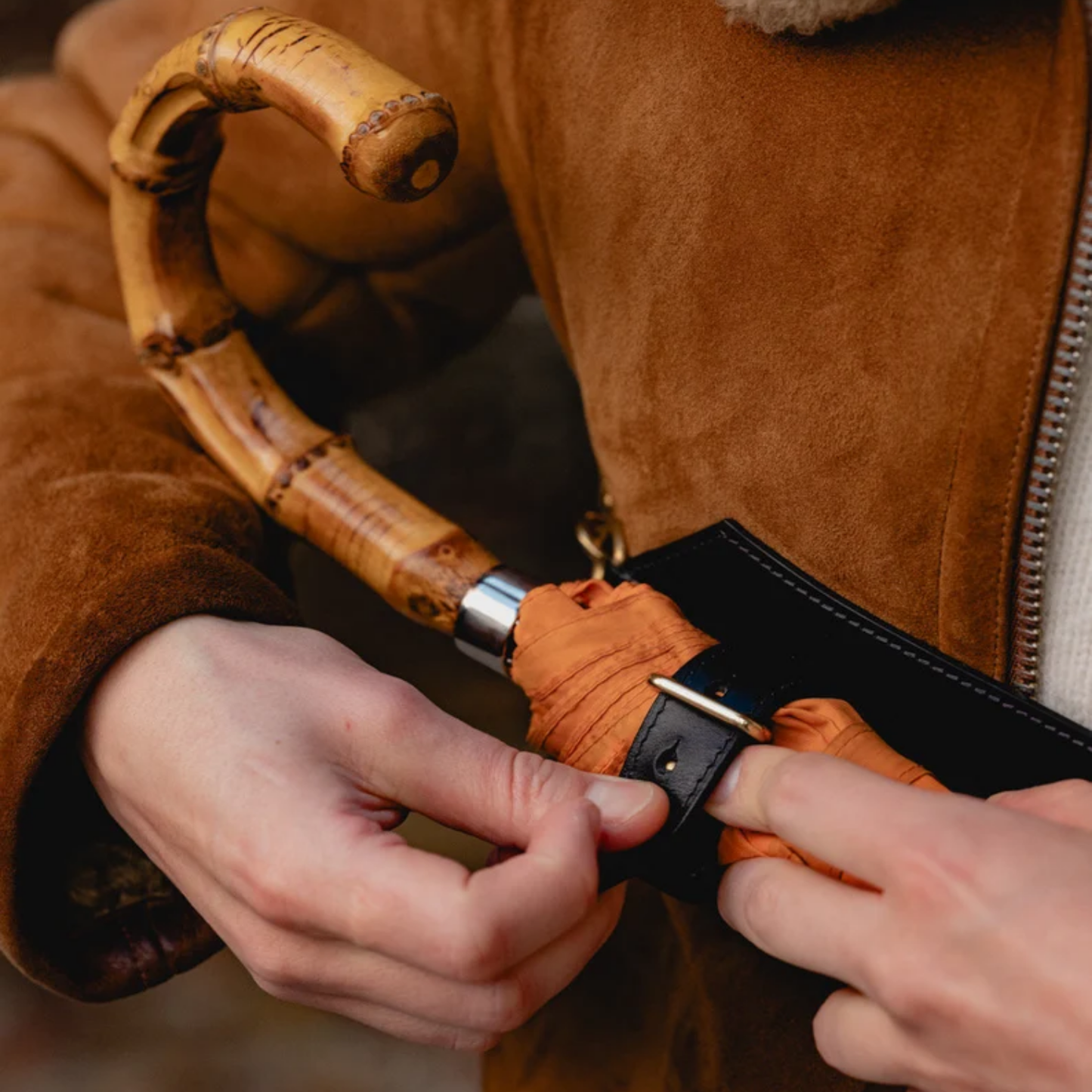 Leather Umbrella Shoulder Holder