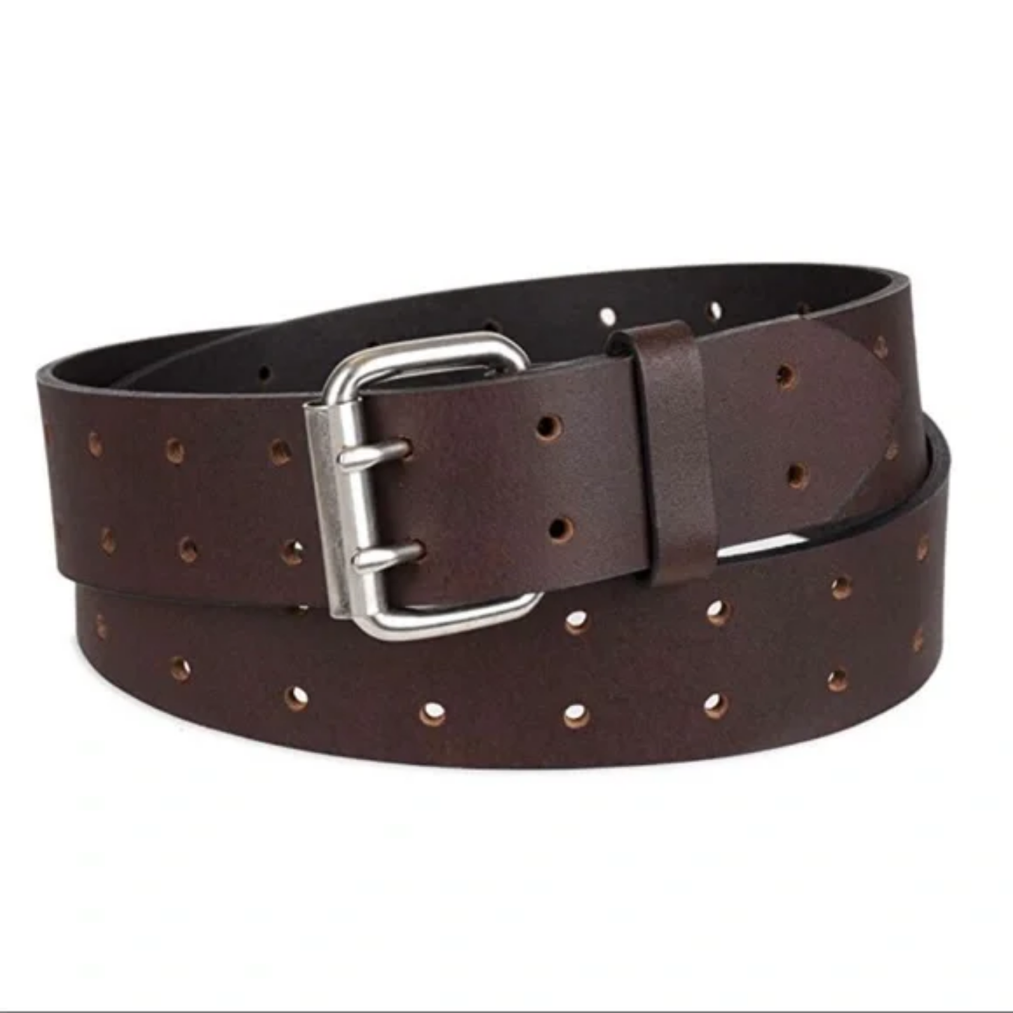 Leather Double Prong Belt