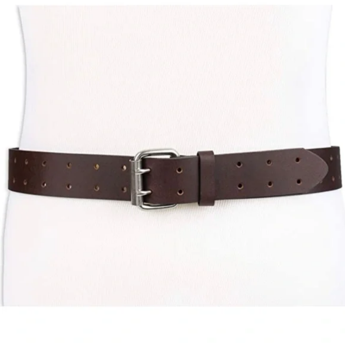 Leather Double Prong Belt