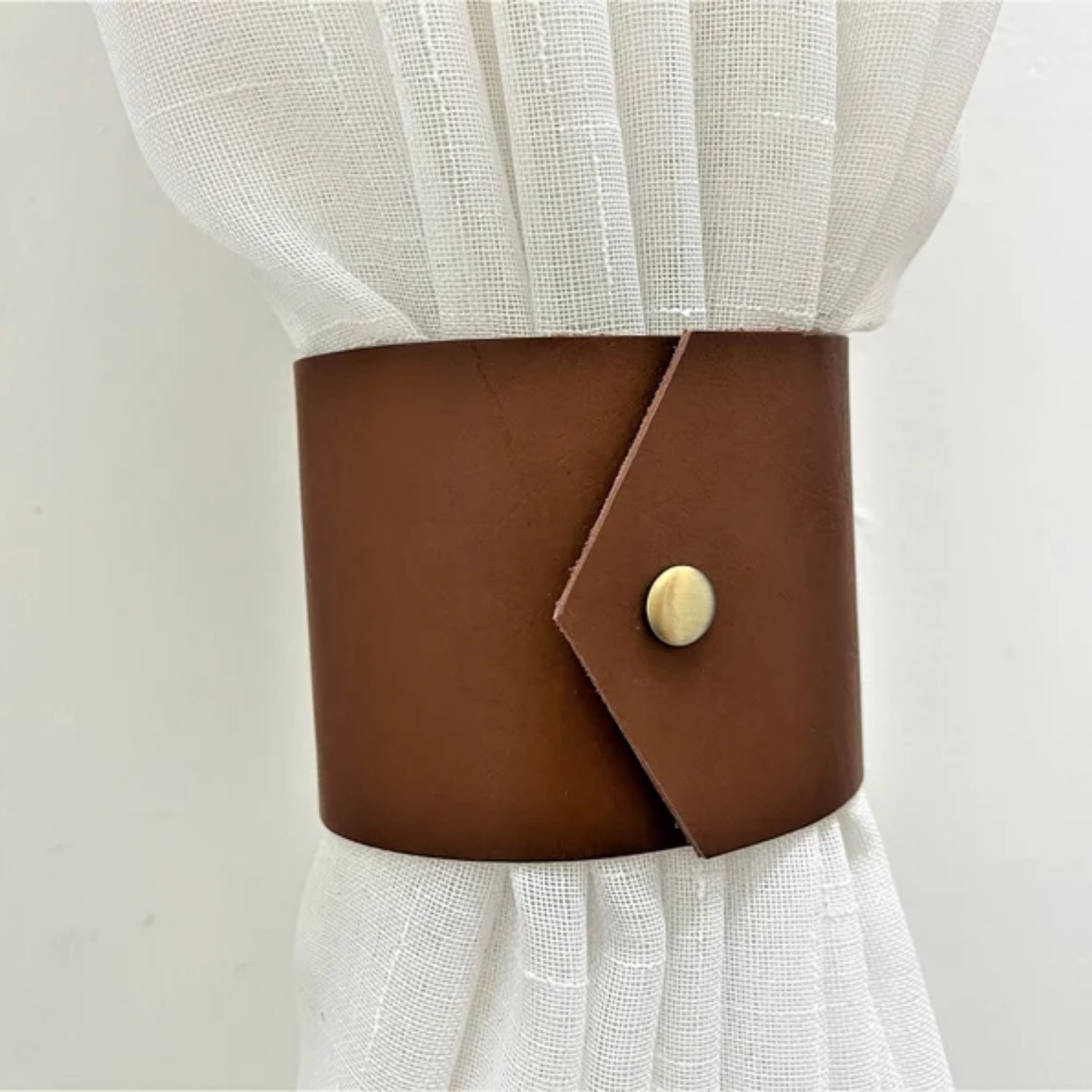 Leather Curtain Tie-Back