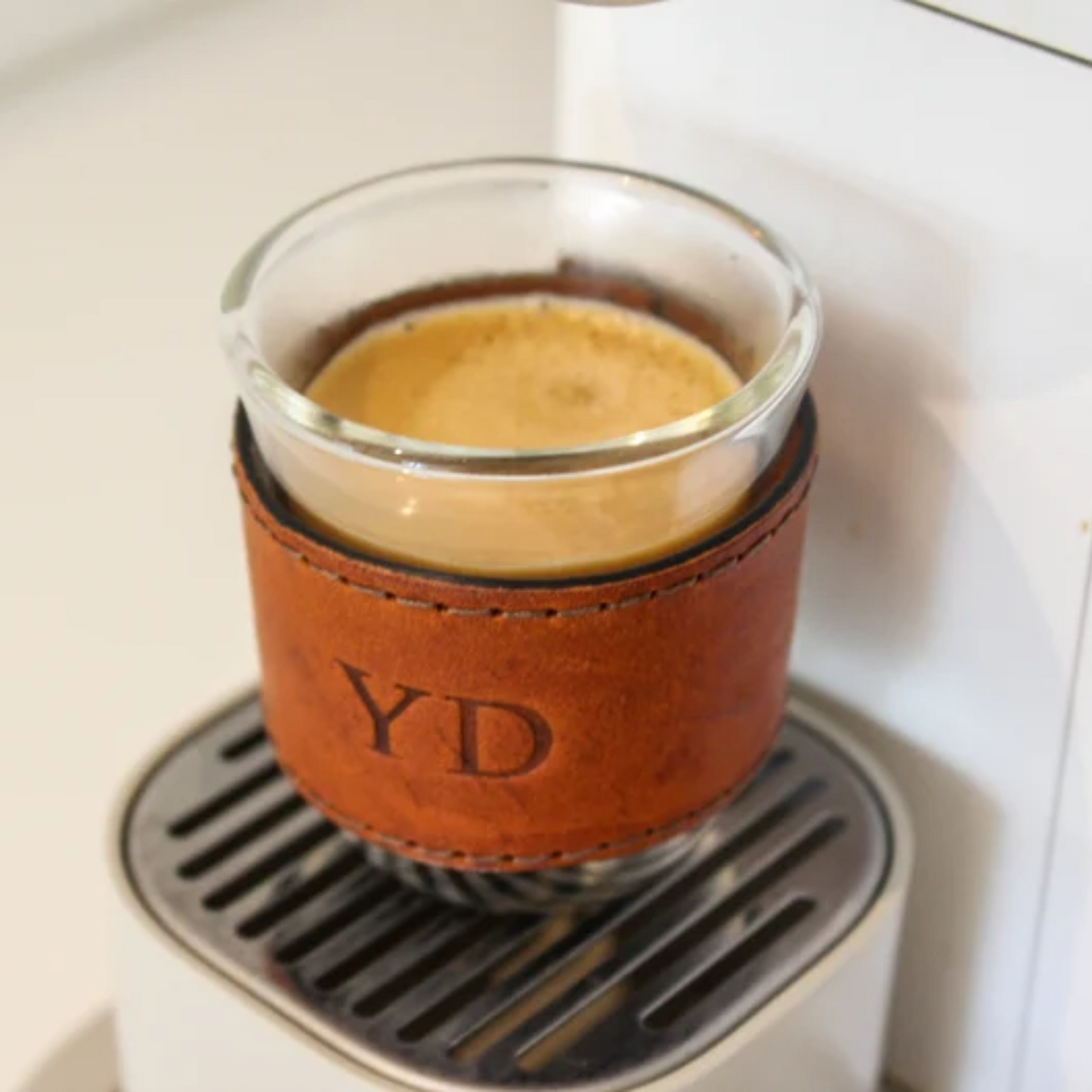 Leather Wrapped Whiskey Glasses