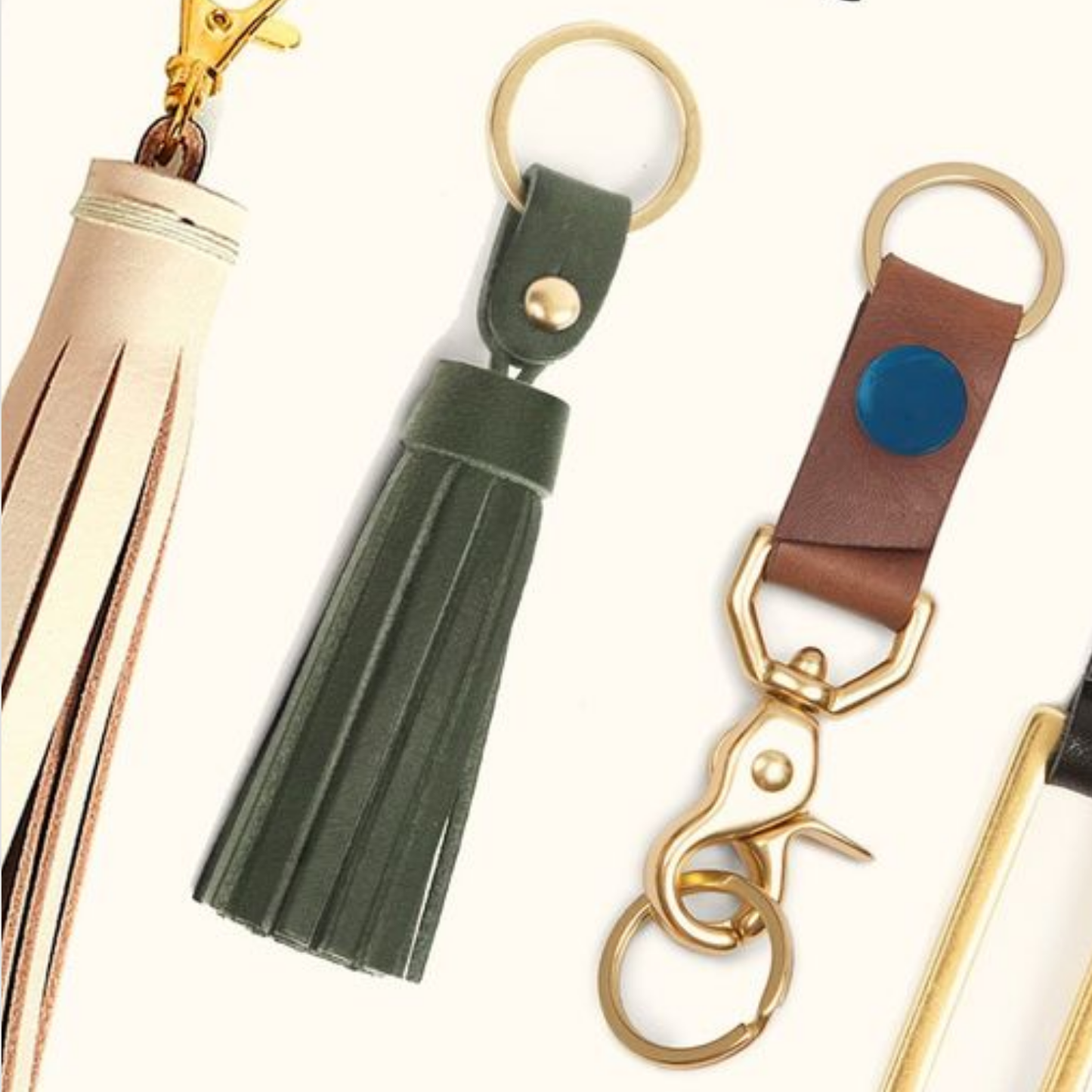 Belt Loop for Keys Leather Keychain