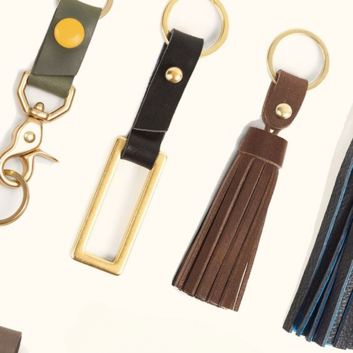 Belt Loop for Keys Leather Keychain
