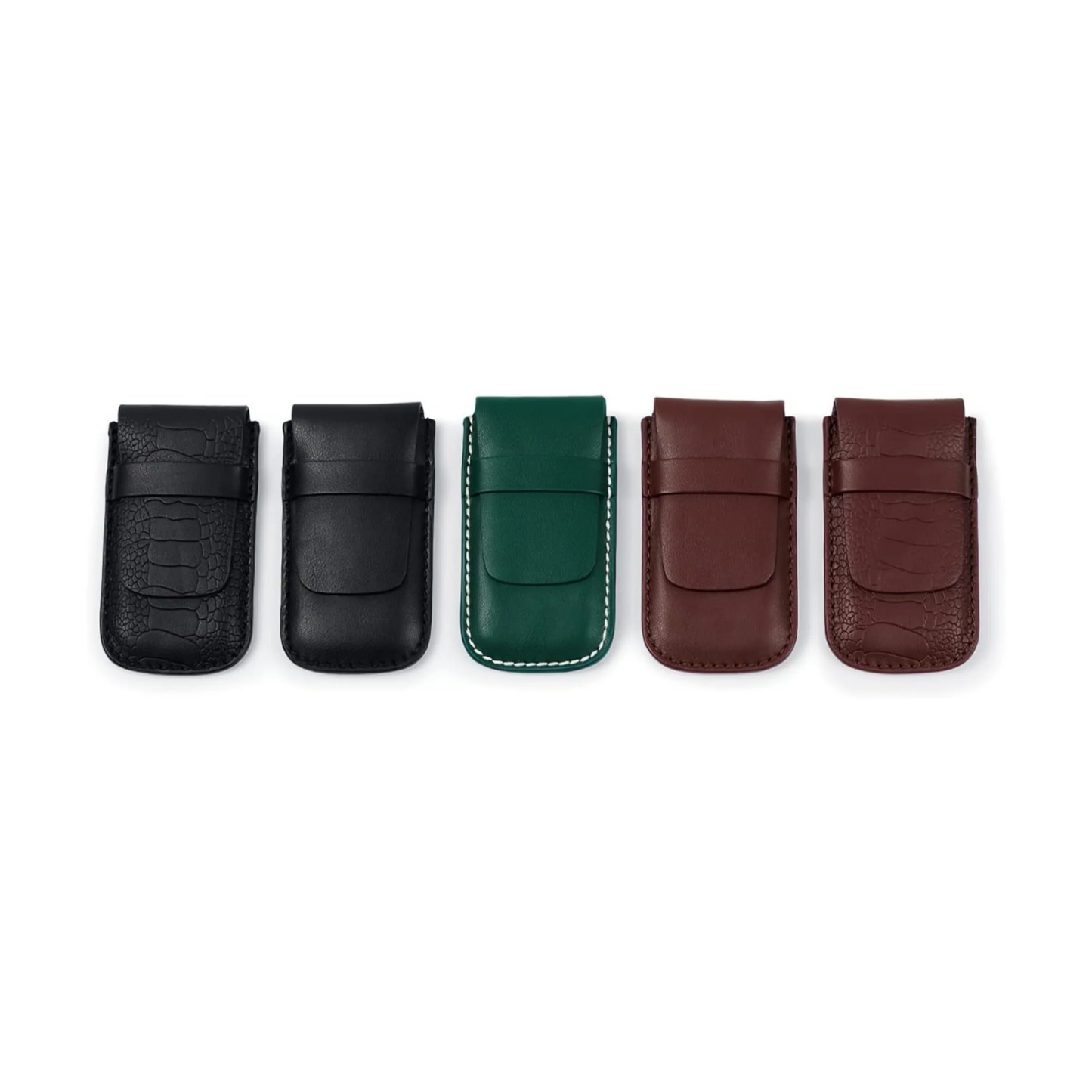 Leather Flap Watch Pouch