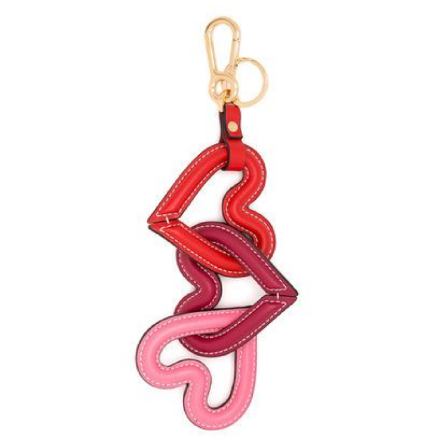 Leather Keychain Heart