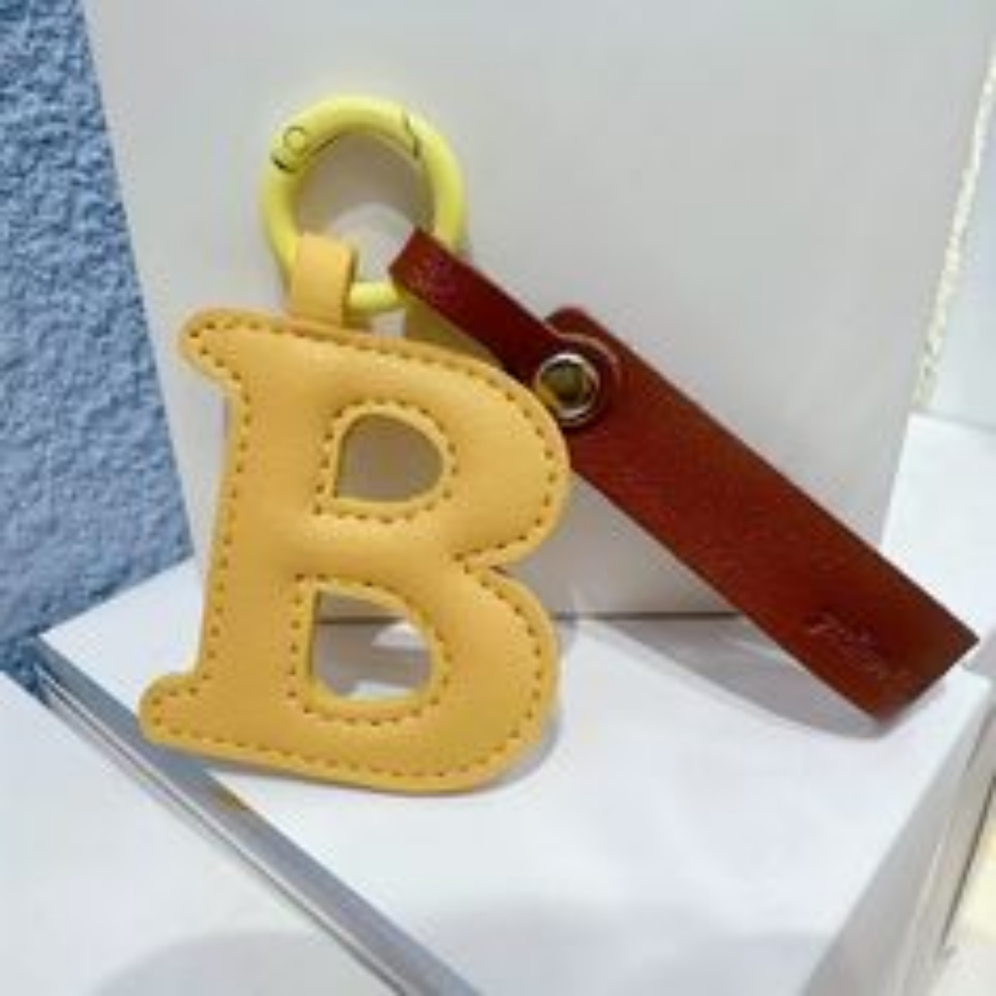 Letter Shaped Keychain