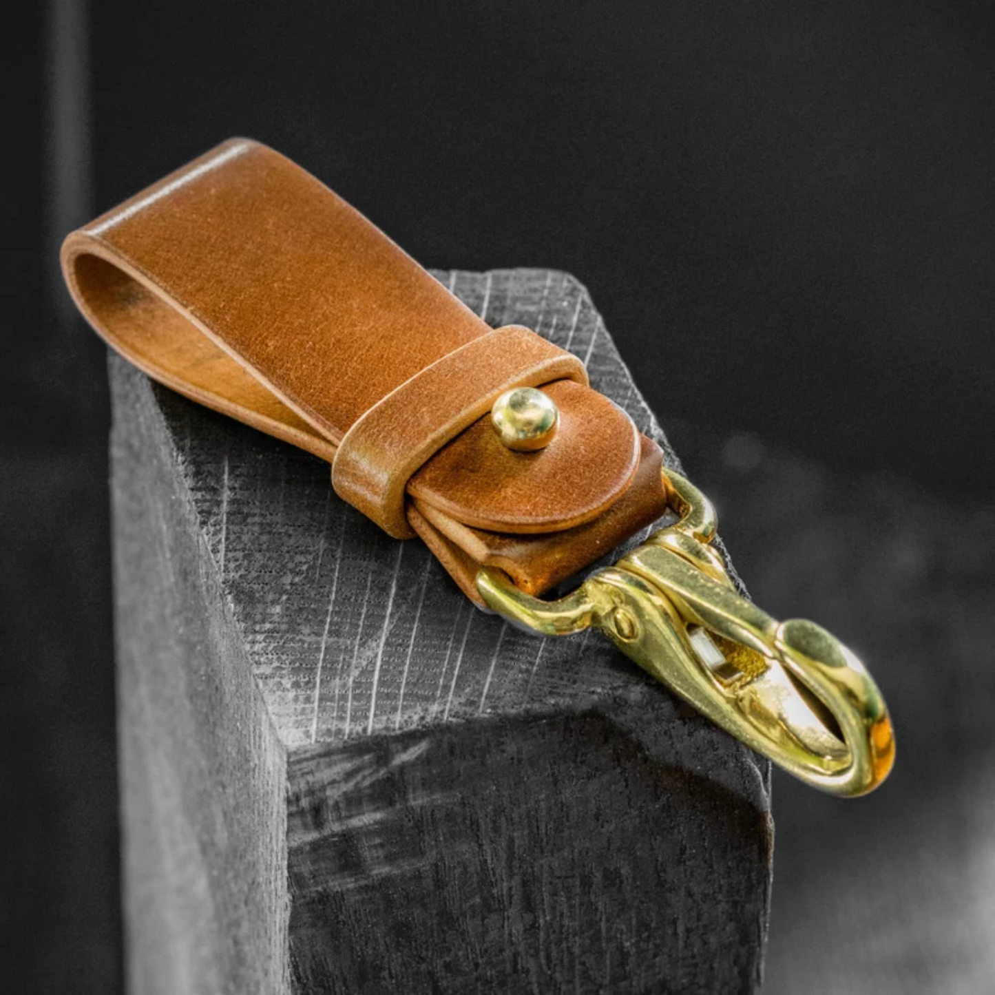 Belt Loop for Keys Leather Keychain