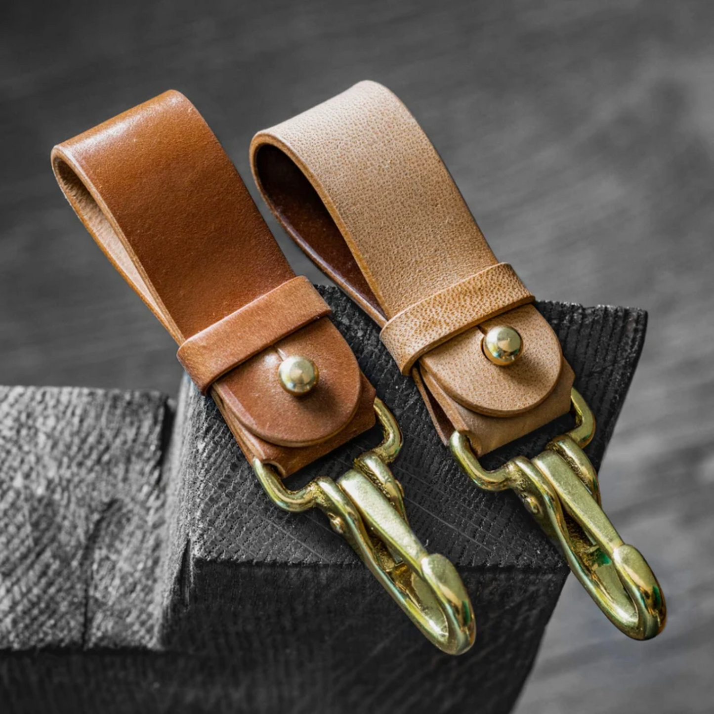 Belt Loop for Keys Leather Keychain