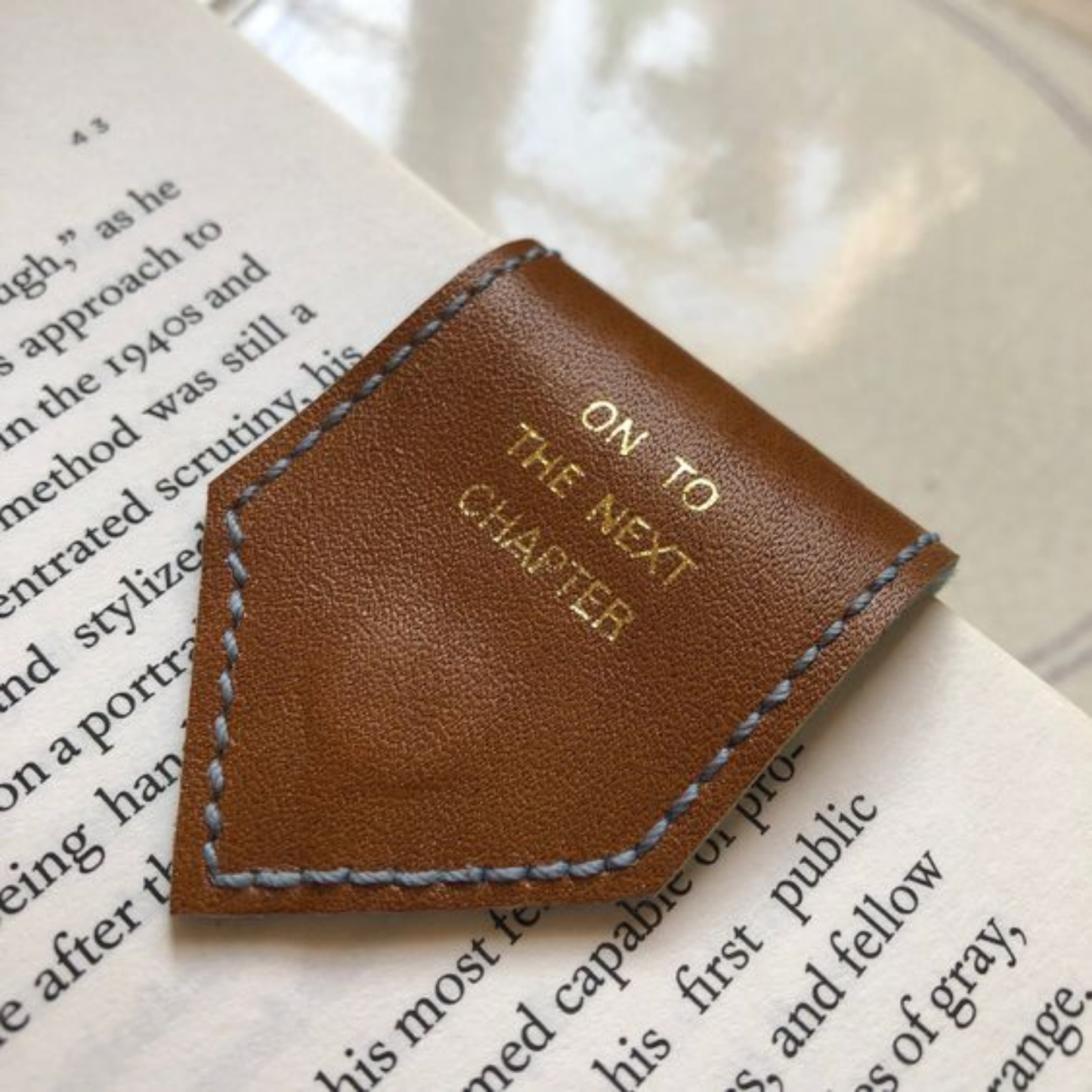 Magnetic Bookmark Custom Leather Bookmark