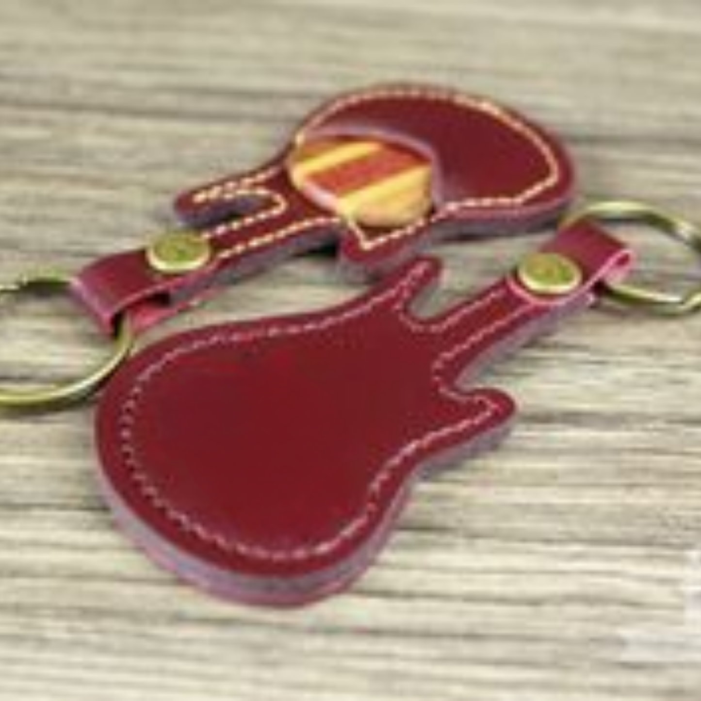 Guitar Shaped Pick Holder