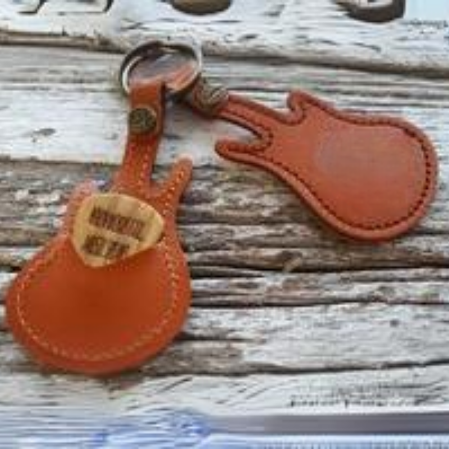 Guitar Shaped Pick Holder