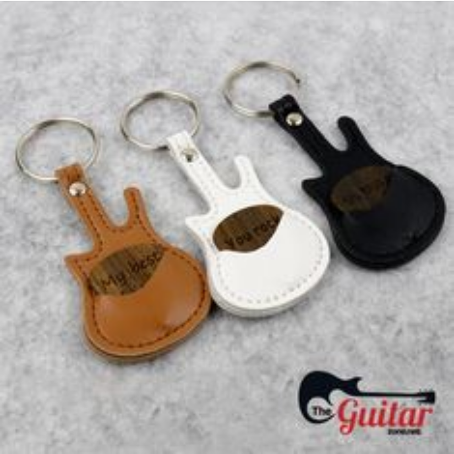 Guitar Shaped Pick Holder