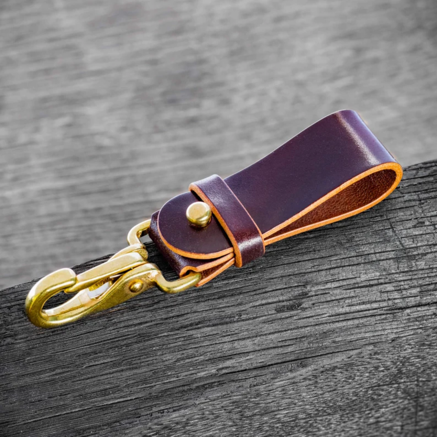 Belt Loop for Keys Leather Keychain