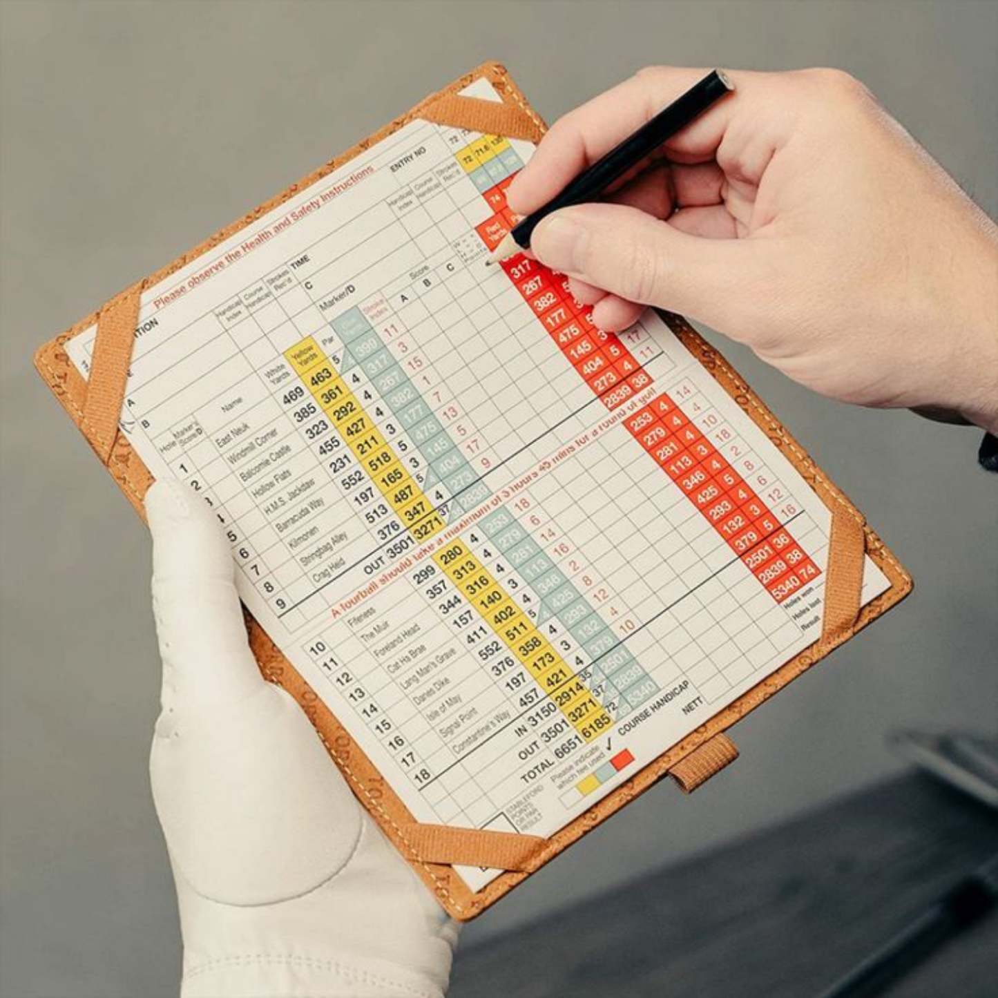 Golf Scorecard Holder
