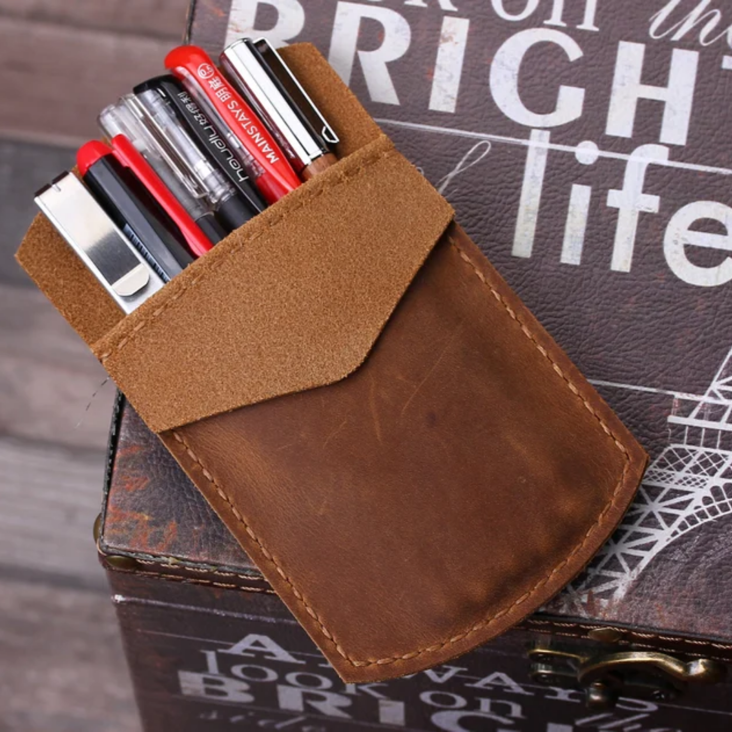 Leather Pocket Protector