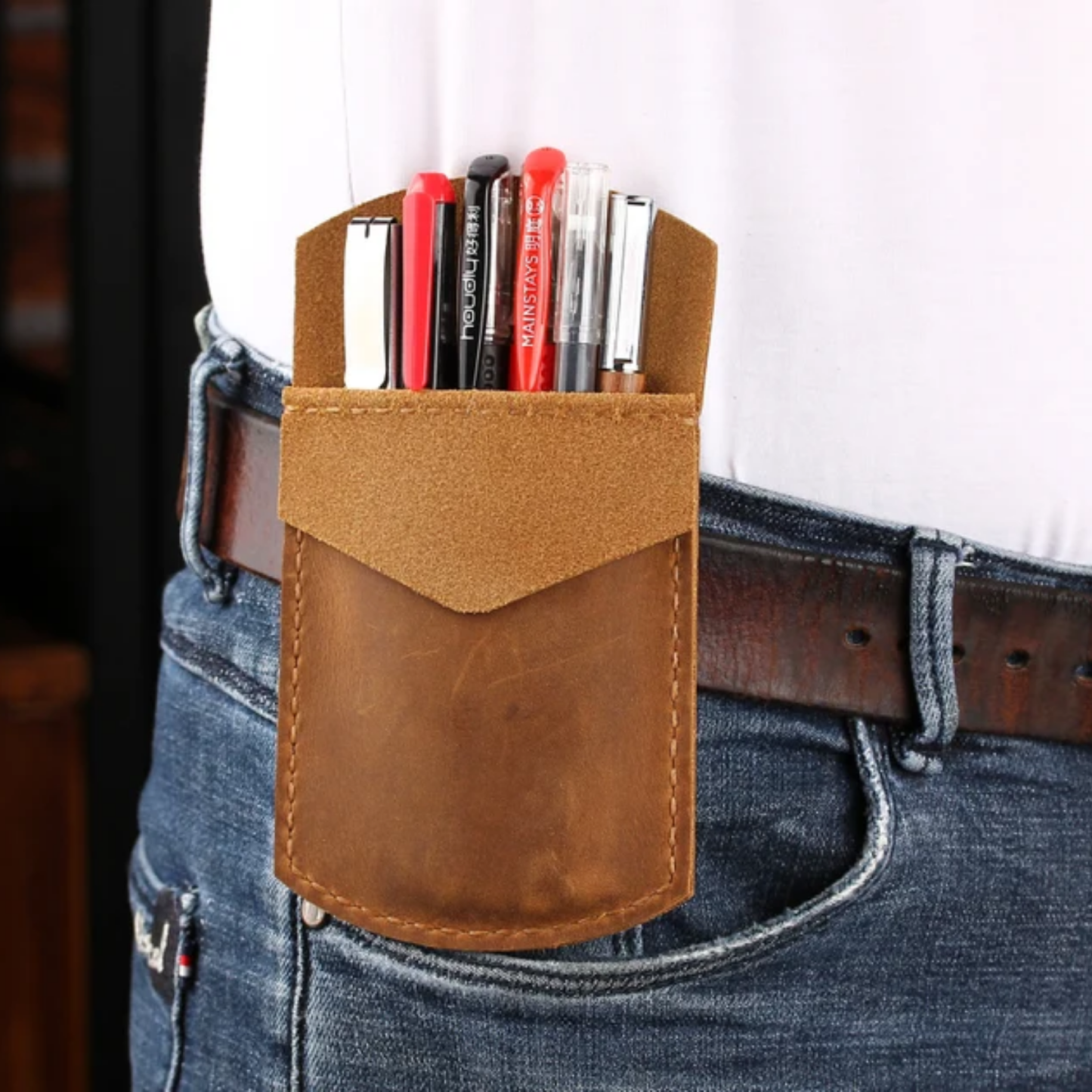 Leather Pocket Protector