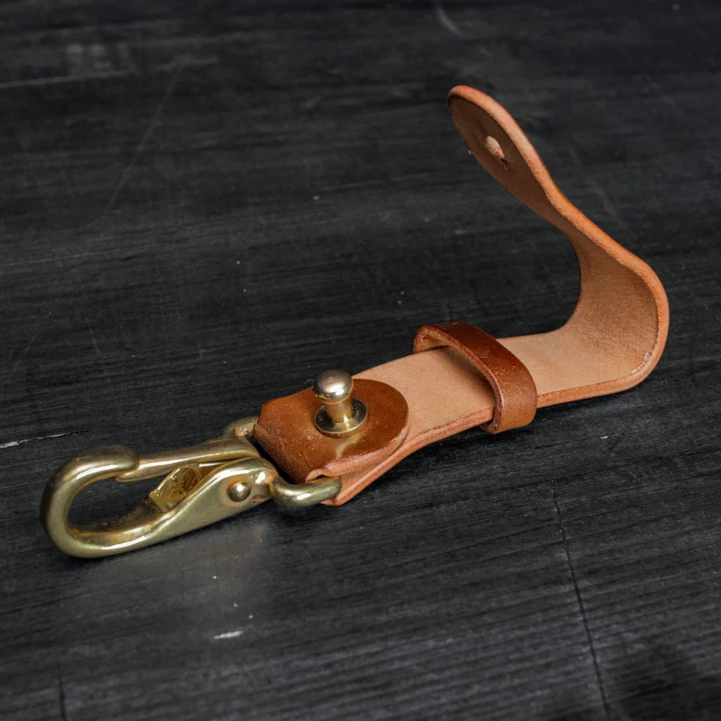 Belt Loop for Keys Leather Keychain