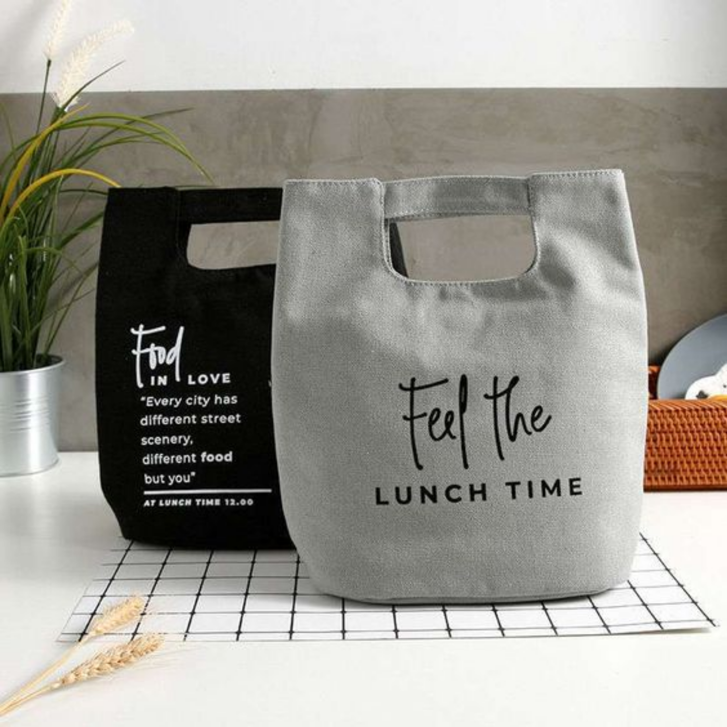 Leather Lunch Bag