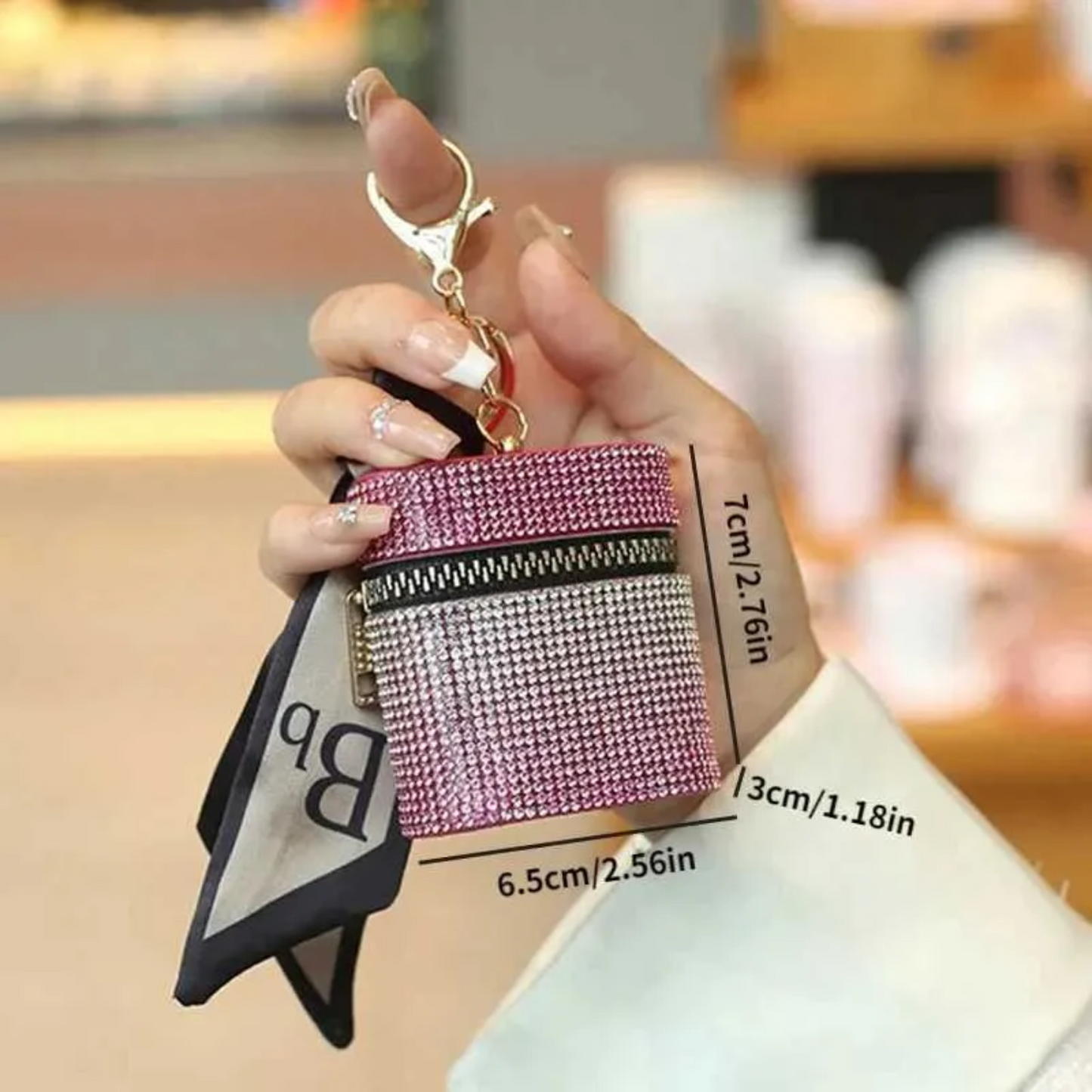 Diamond Mouth Red Lipstick Holder