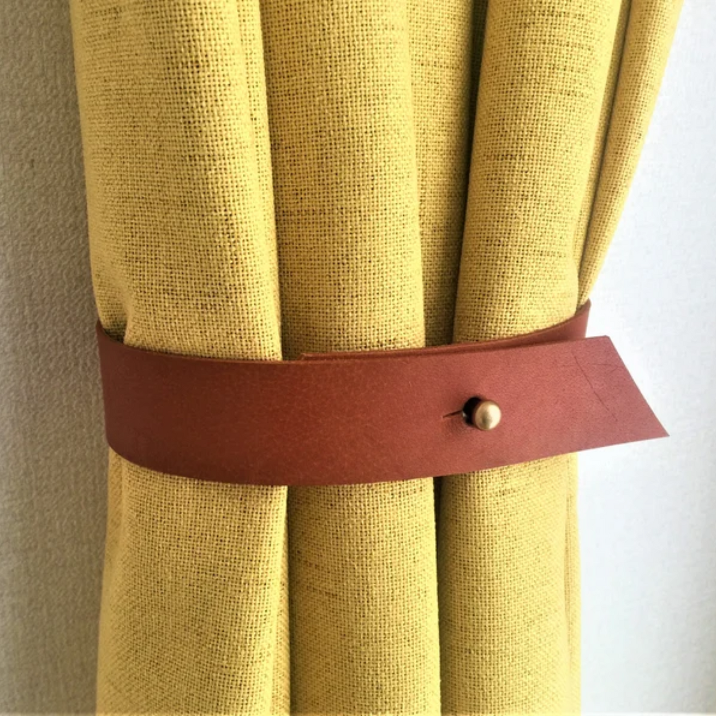 Leather Curtain Tie Back