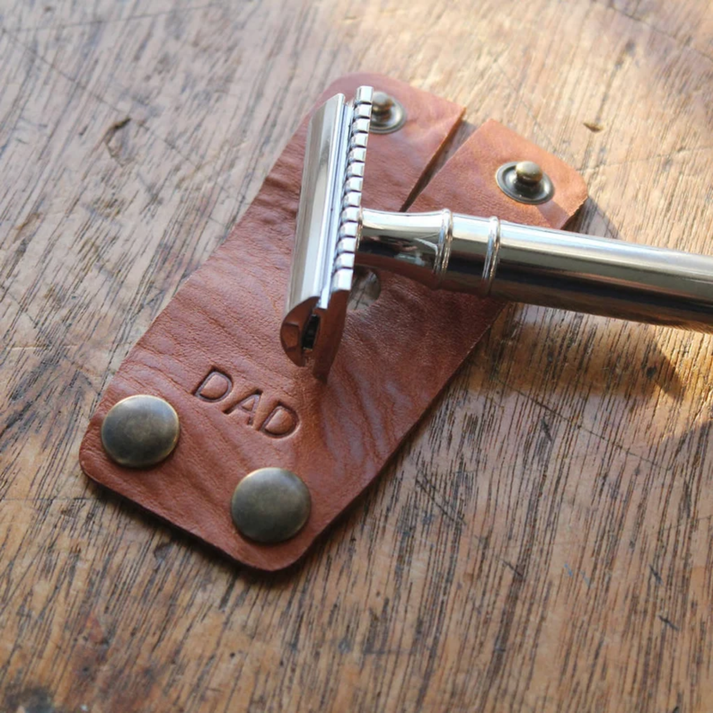 Leather Razor Cover