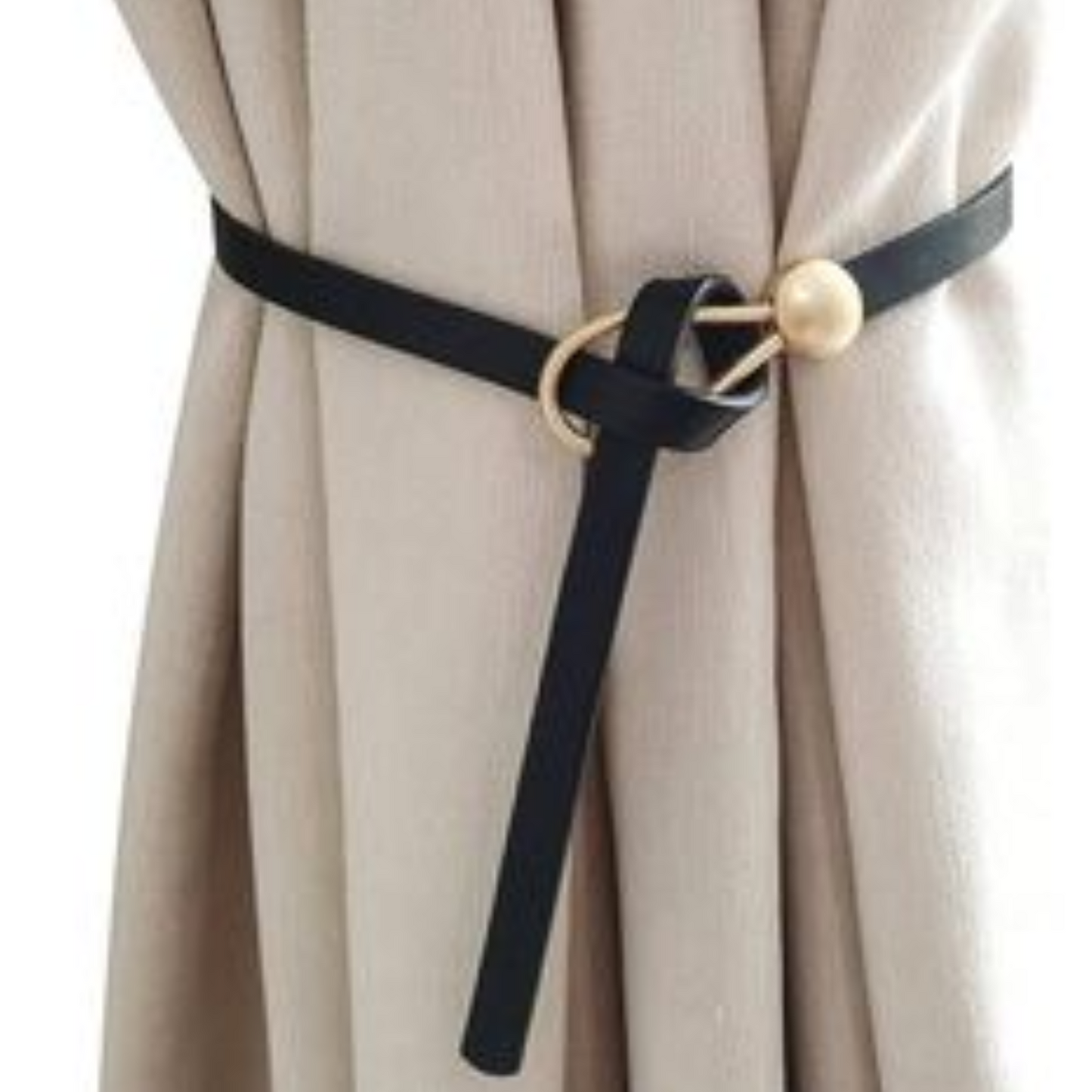 Leather Curtain Rope Tiebacks