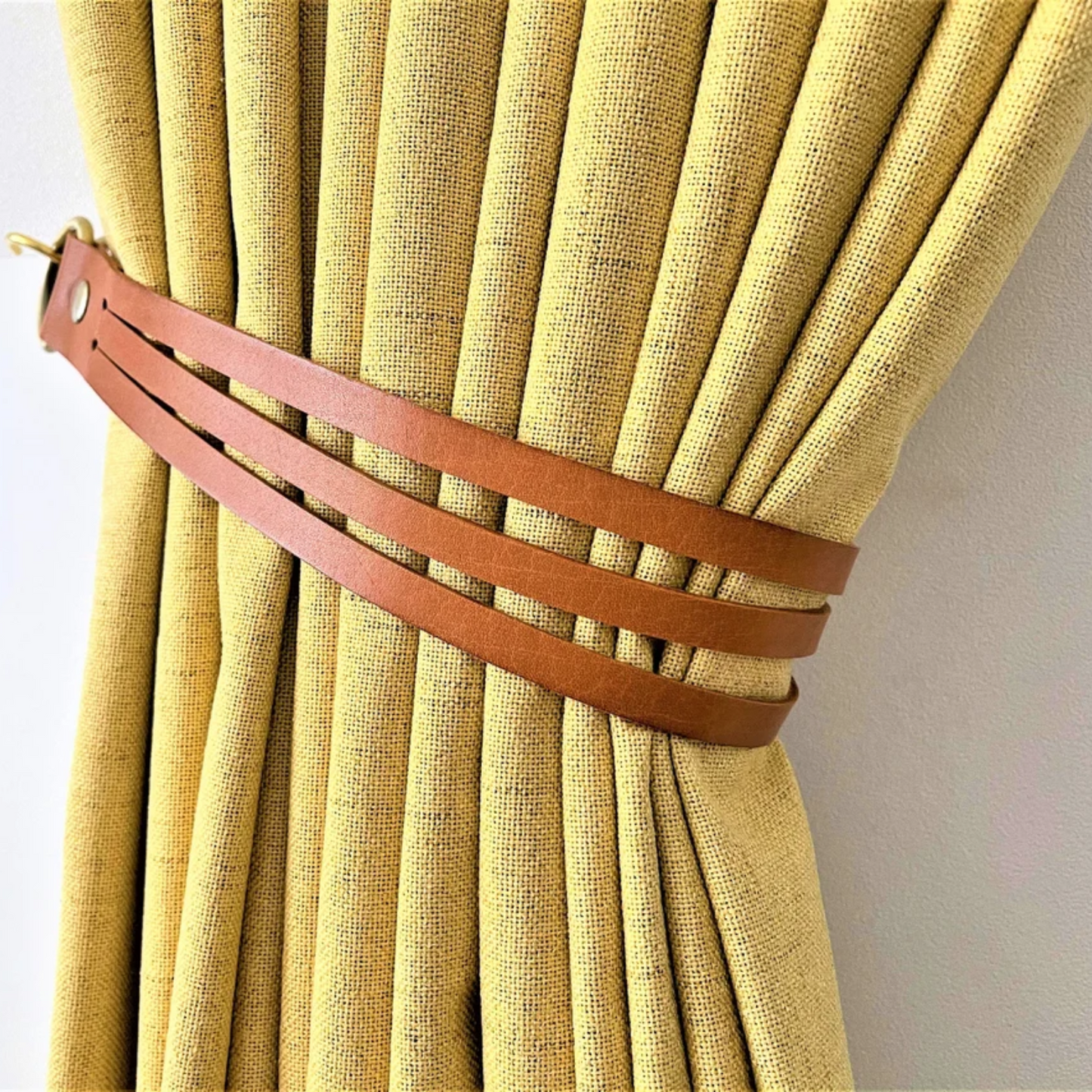 Leather Curtain Tie-Back