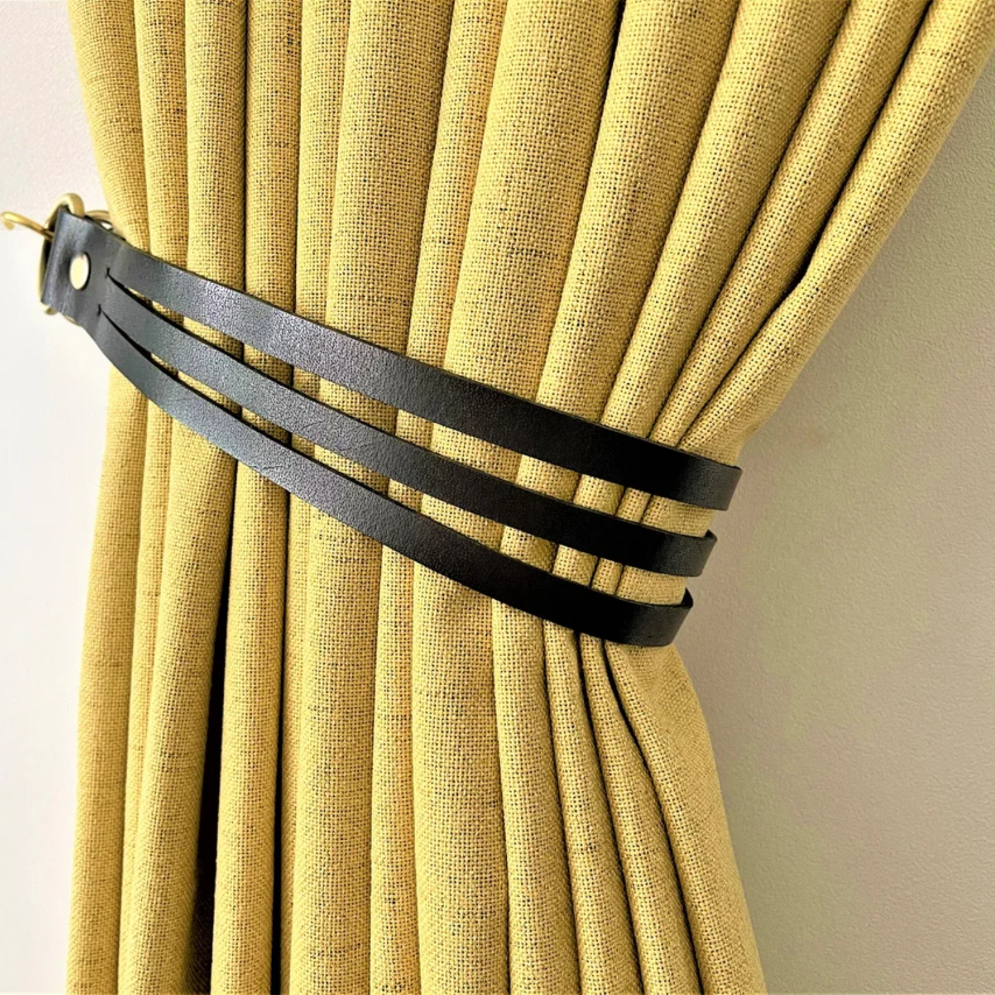 Leather Curtain Tie-Back