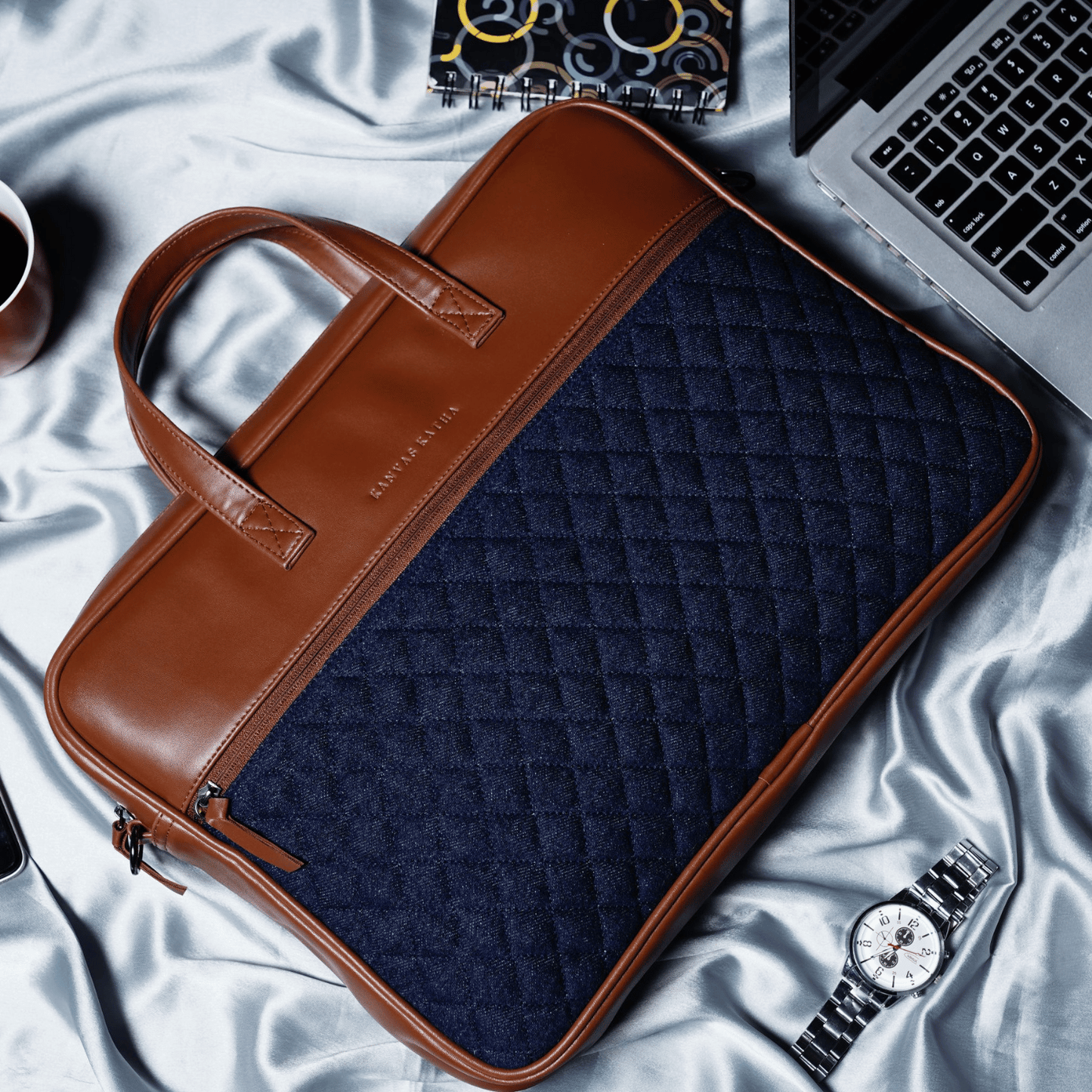 Hudson : Denim Laptop Bag