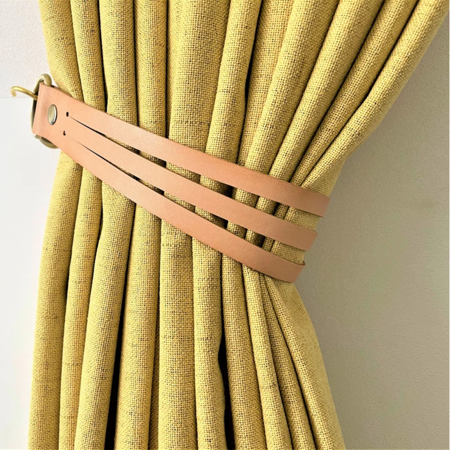 Leather Curtain Tie-Back