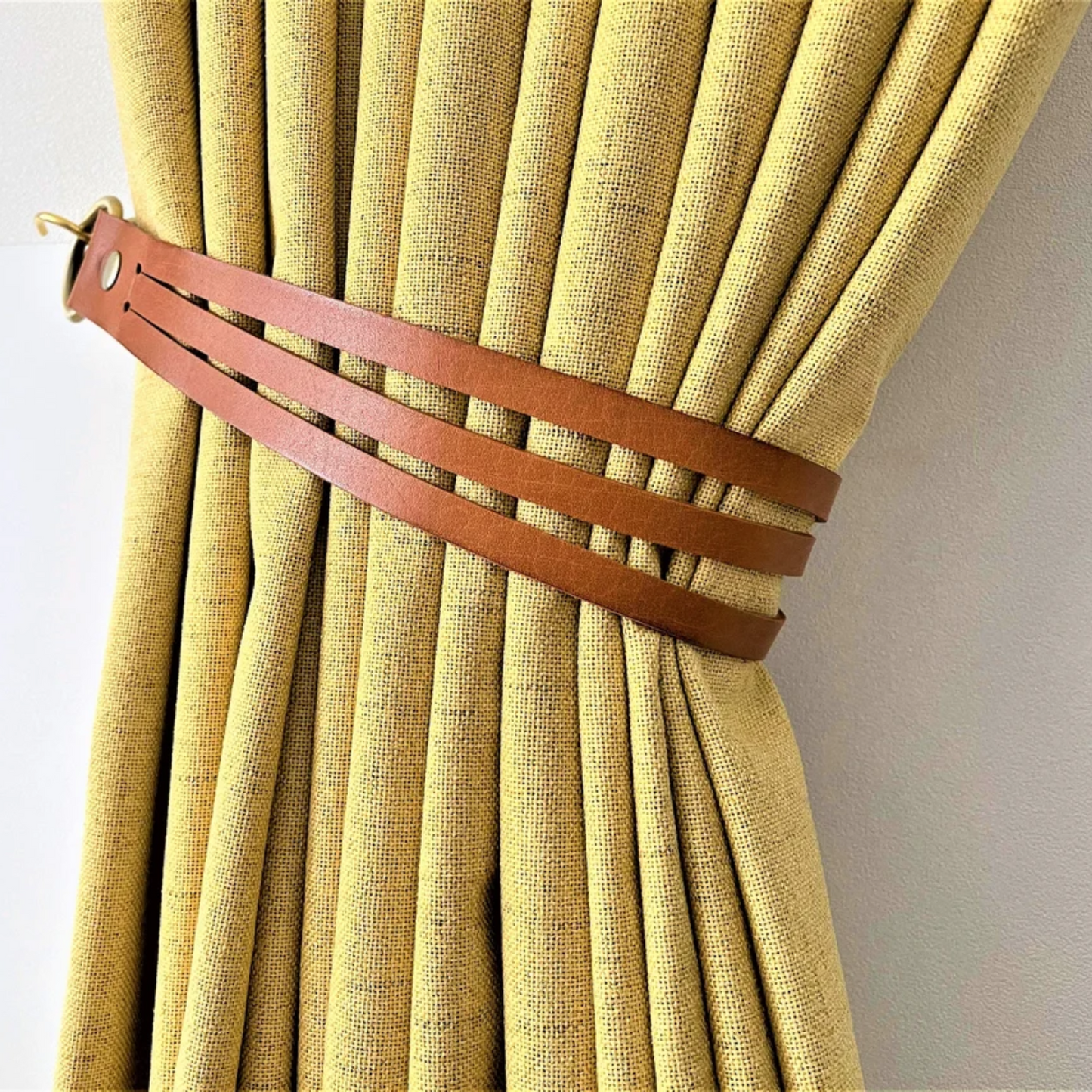 Leather Curtain Tie-Back