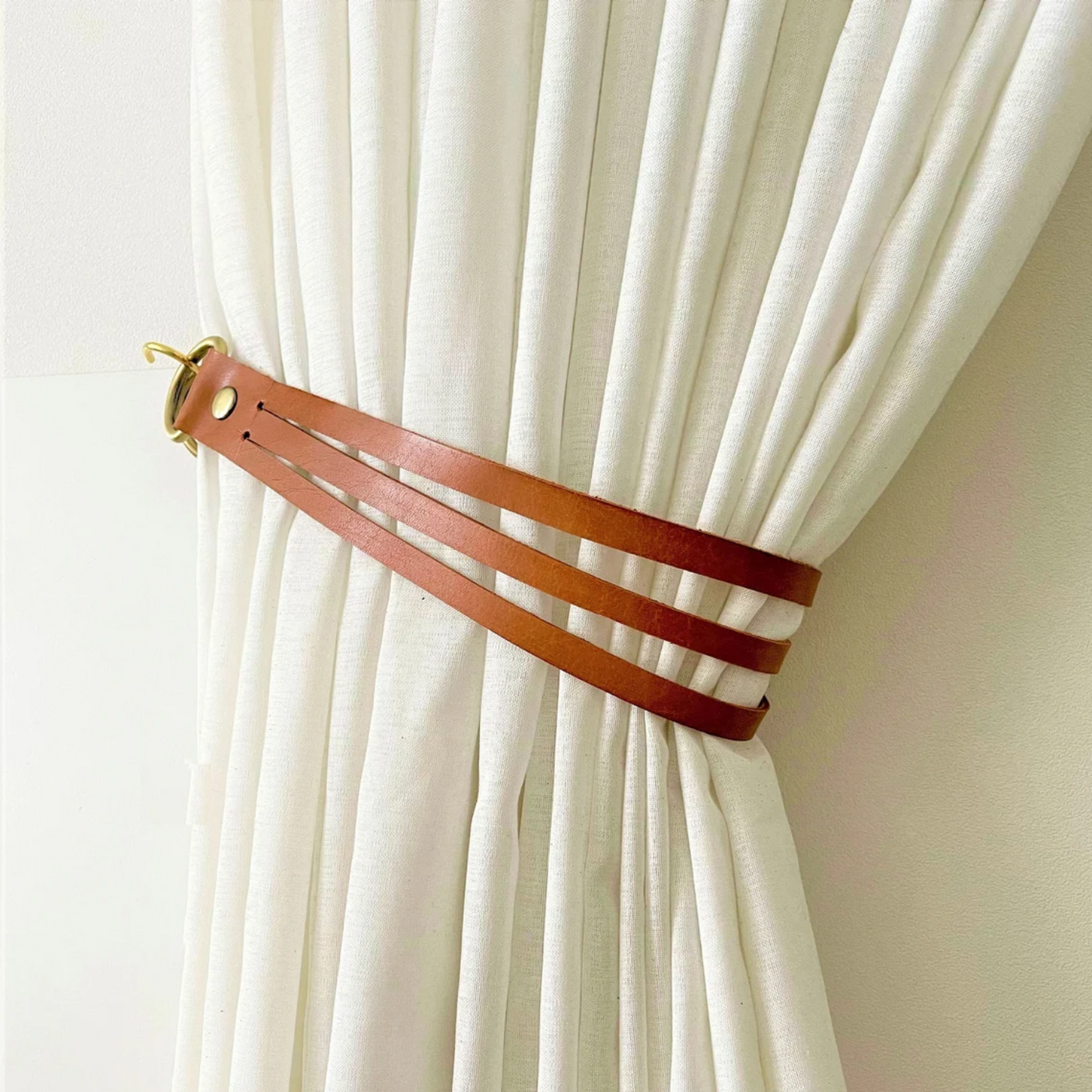 Leather Curtain Tie-Back