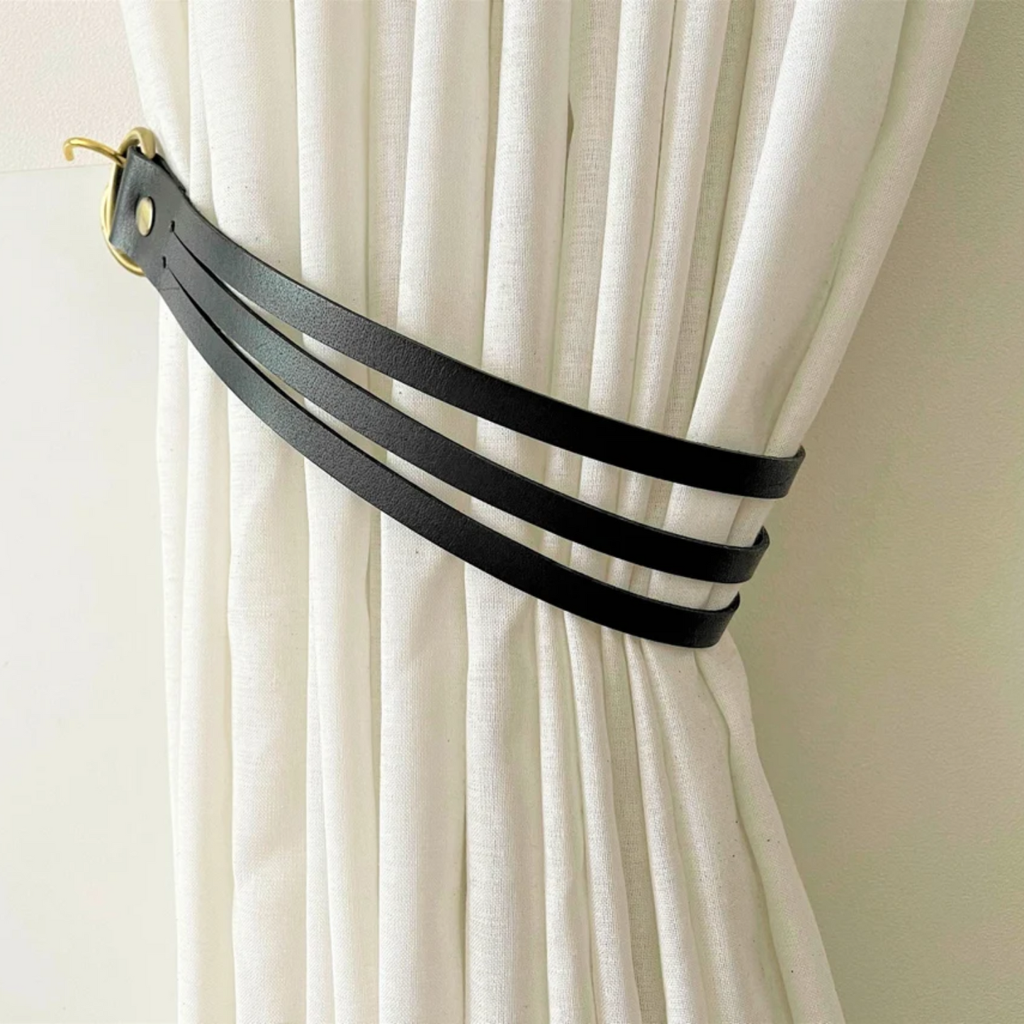 Leather Curtain Tie-Back