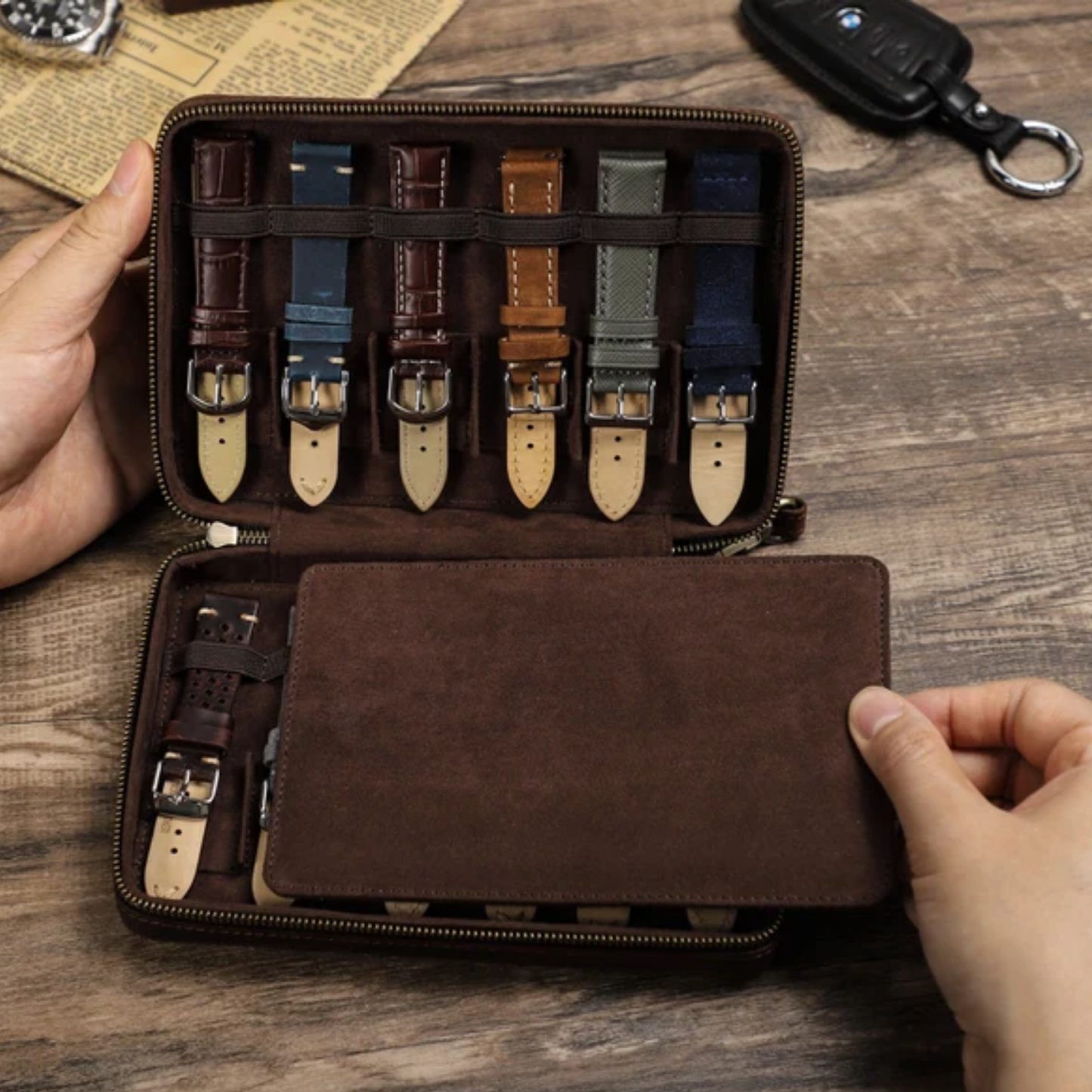 Leather Watch Strap Box
