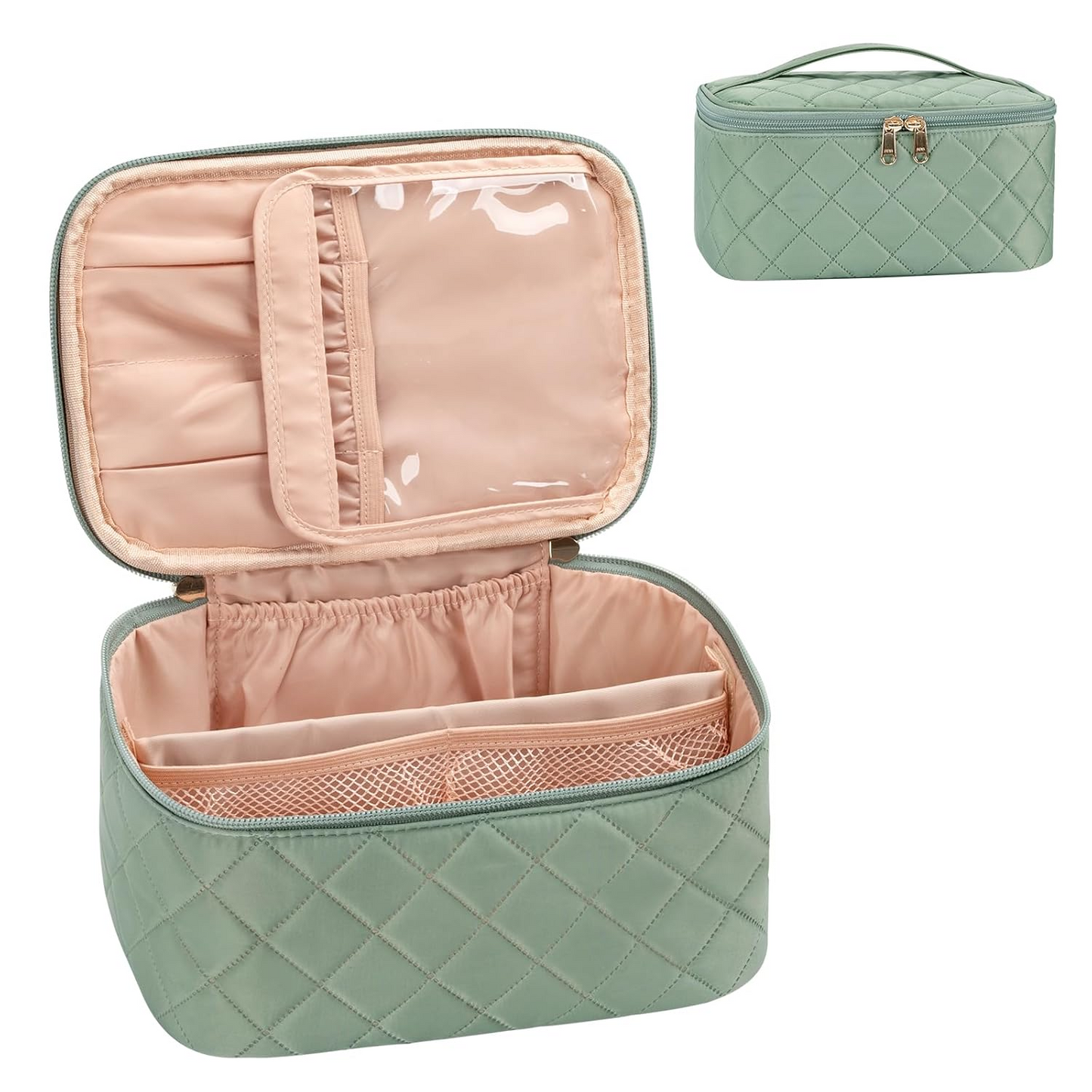 Large Capacity Travel Makeup Case Organizer