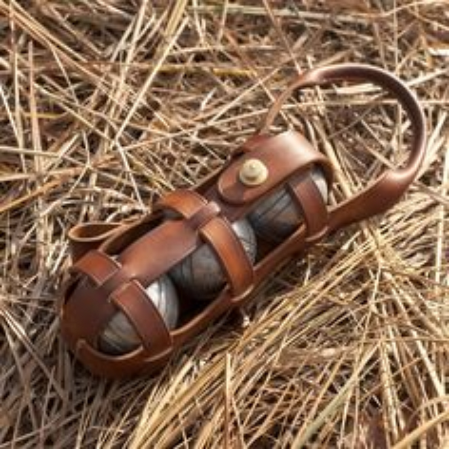 Leather Golf Ball holder