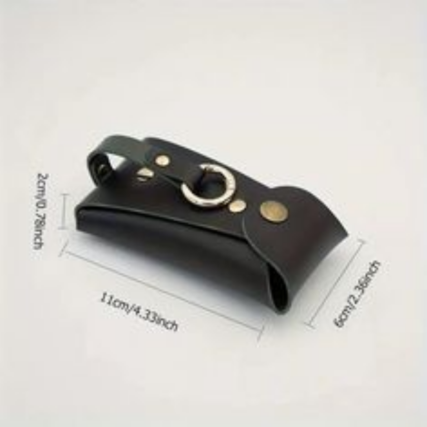 Unisex PU Leather Key Holder