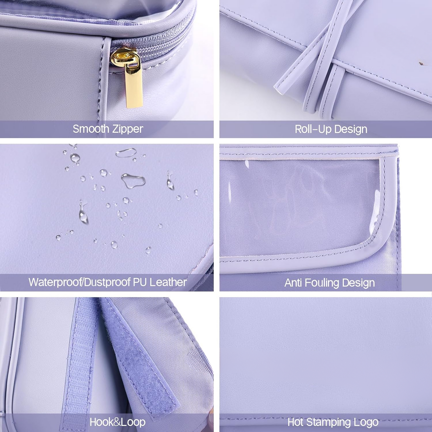 Cosmetic Bags Roll Up Brush Storage Bag