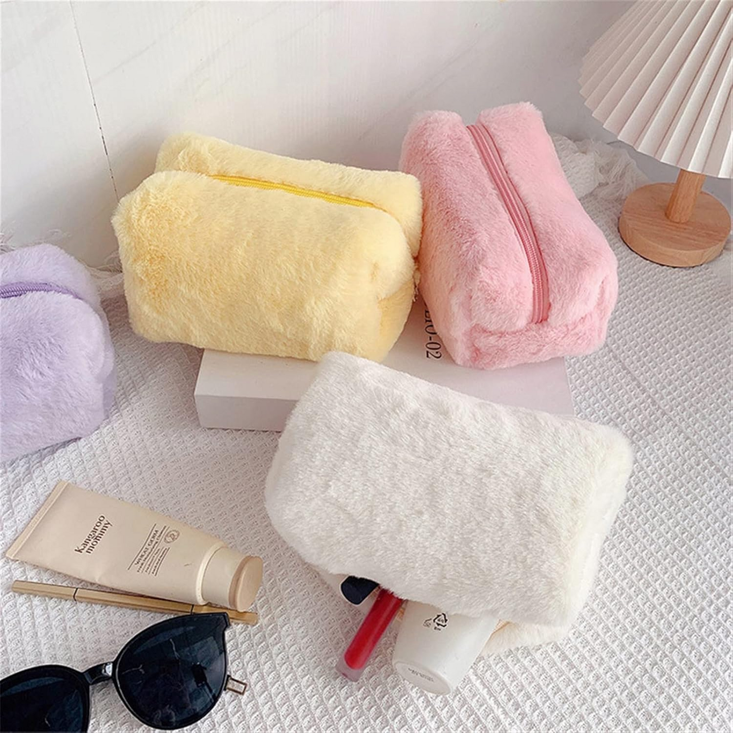Fluffy Cosmetic Makeup Storage Bag